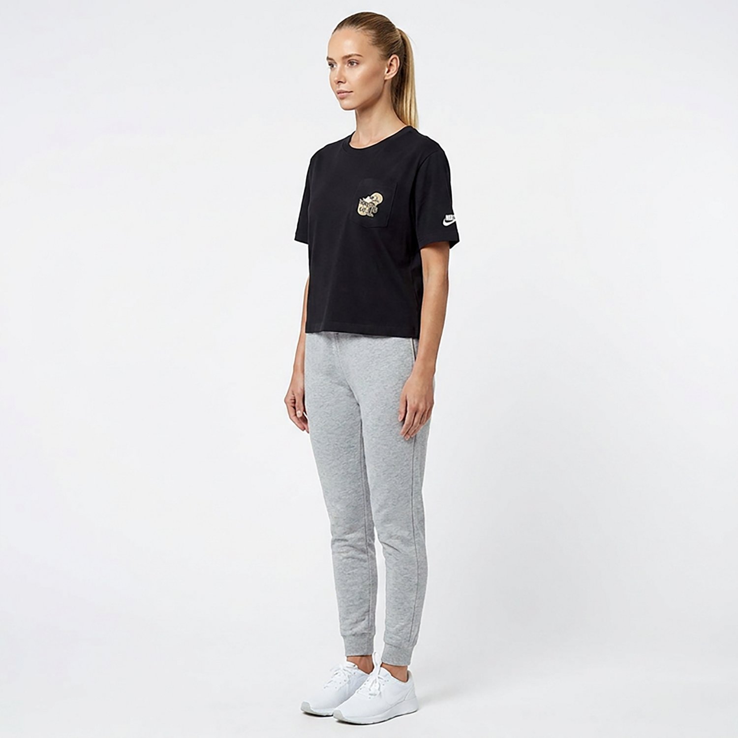 Nike Women's New Orleans Saints Rewind Pocket Boxy Short Sleeve T-shirt - view number 3