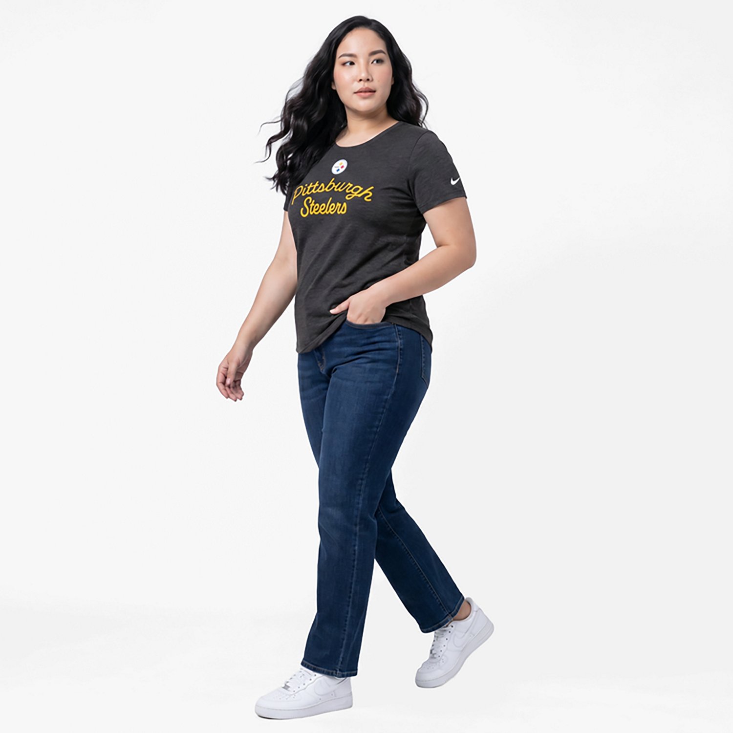 Nike Women's Pittsburgh Steelers Fashion Top - view number 3