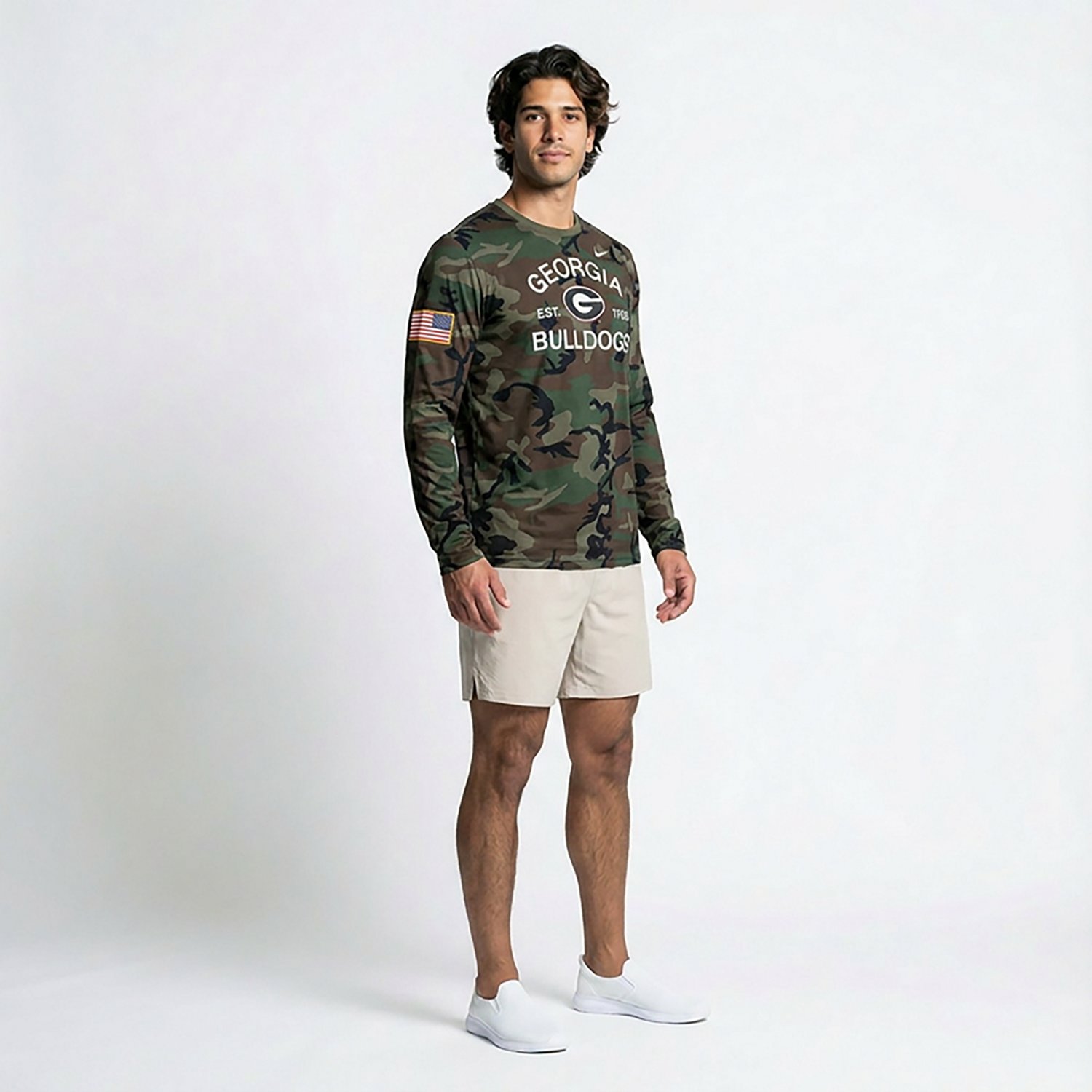 Nike Men's Georgia Military Appreciation Dri-FIT Legend Long Sleeve T-shirt
