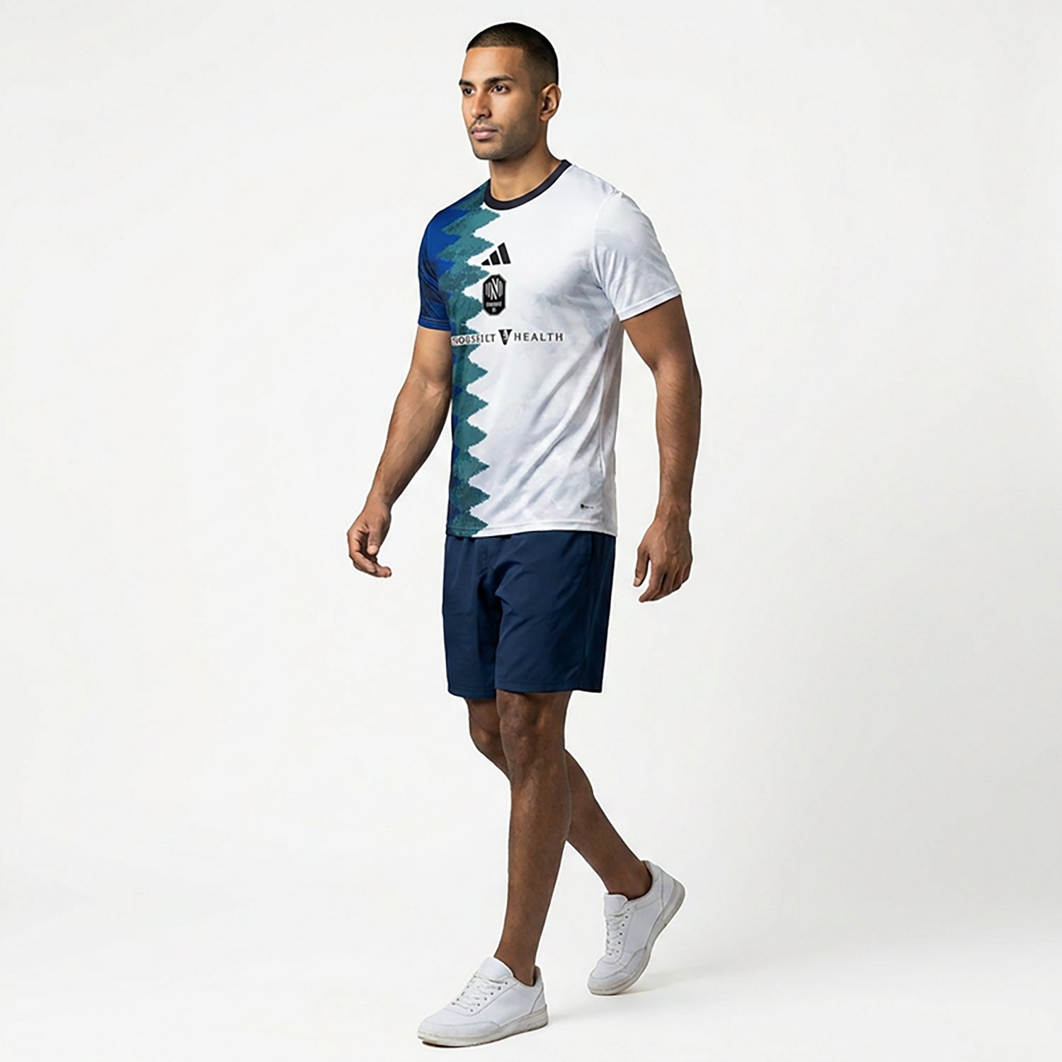 adidas Men's Nashville SC MLS 25 Prematch Top Gaming Jersey - view number 3