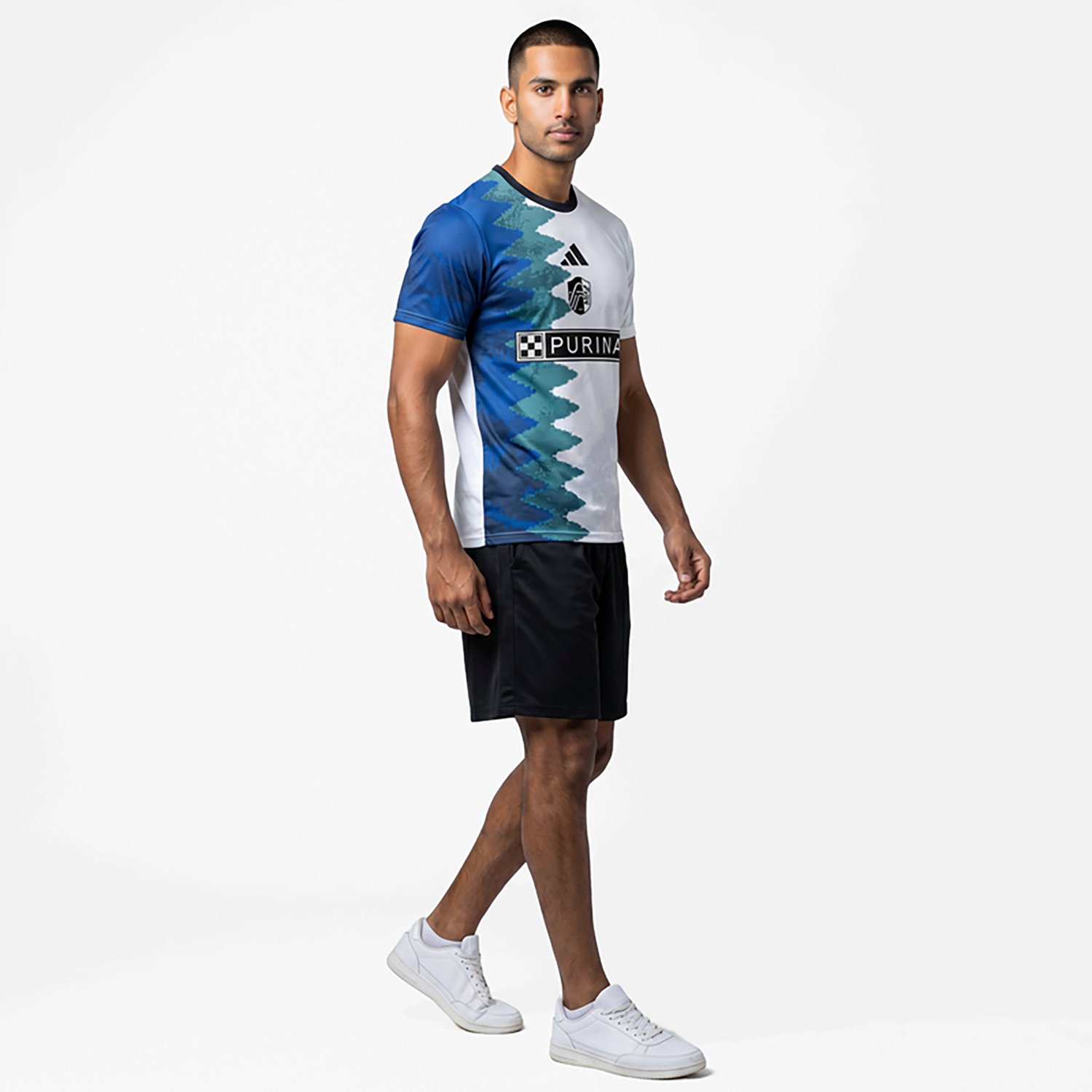 adidas Men's St. Louis City SC MLS 25 Prematch Top Gaming Jersey - view number 3