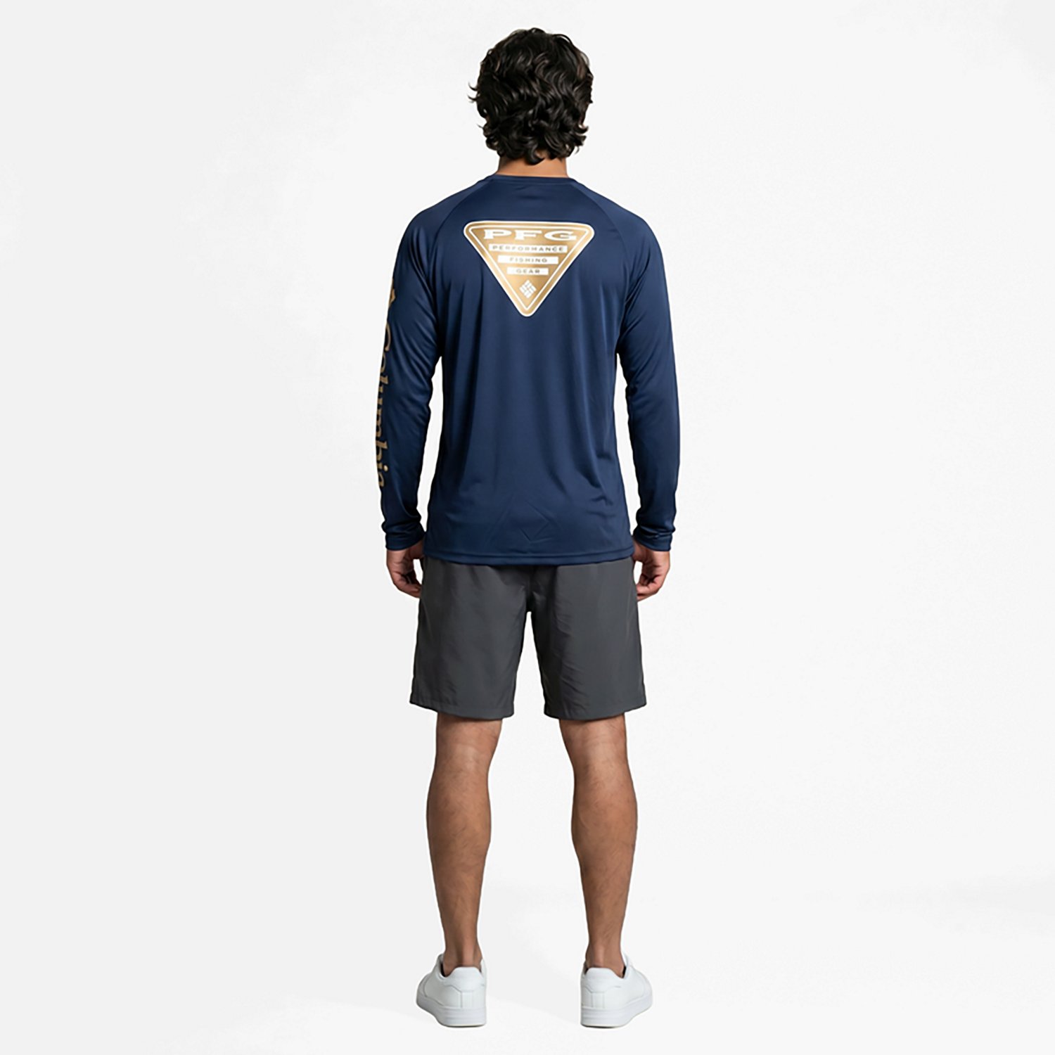 Columbia Sportswear Men's Houston Astros Cooperstown PFG Terminal Tackle Long Sleeve T-shirt - view number 3