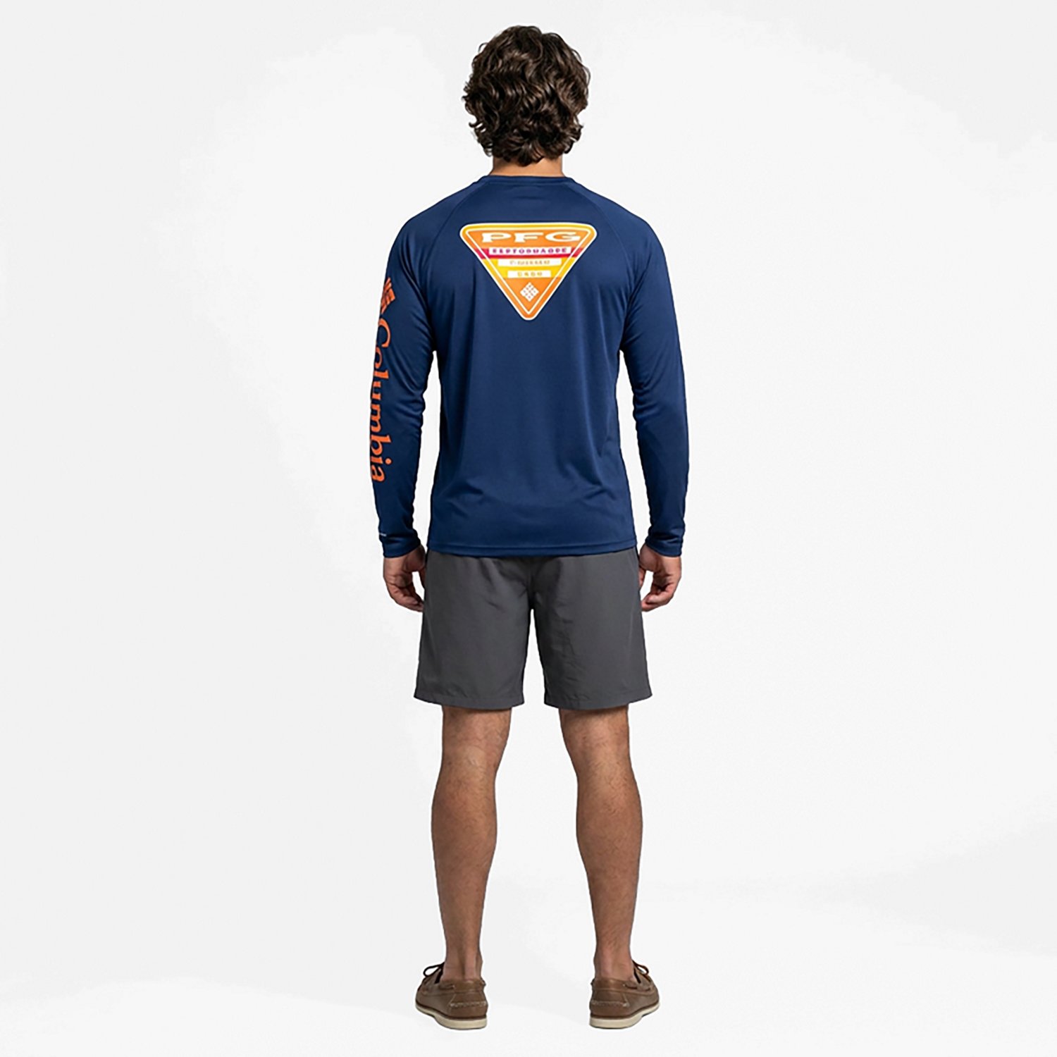 Columbia Sportswear Men's Houston Astros Sunrise PFG Terminal Tackle Long Sleeve T-shirt - view number 3
