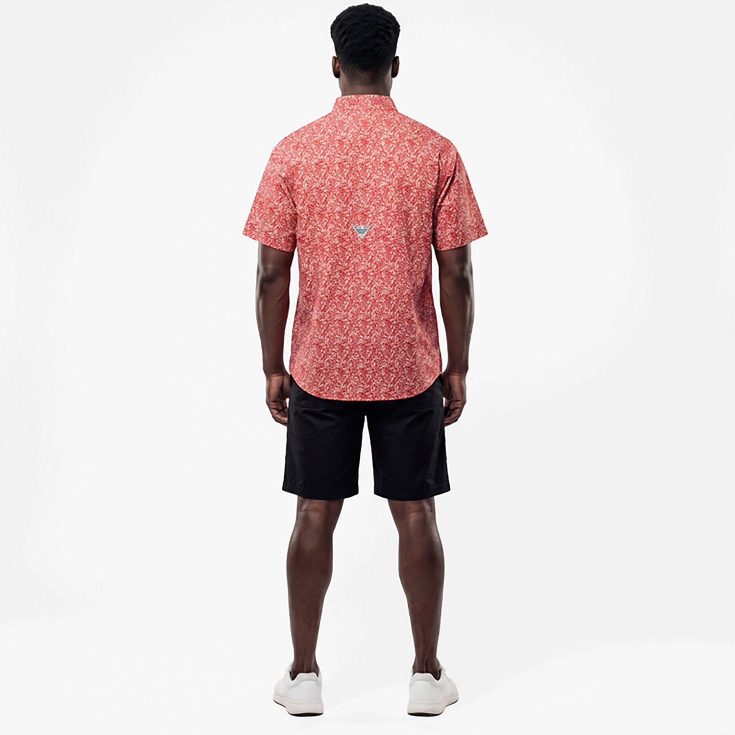 Columbia Sportswear Men's Atlanta Braves Floral Short Sleeve Tamiami Shirt - view number 4