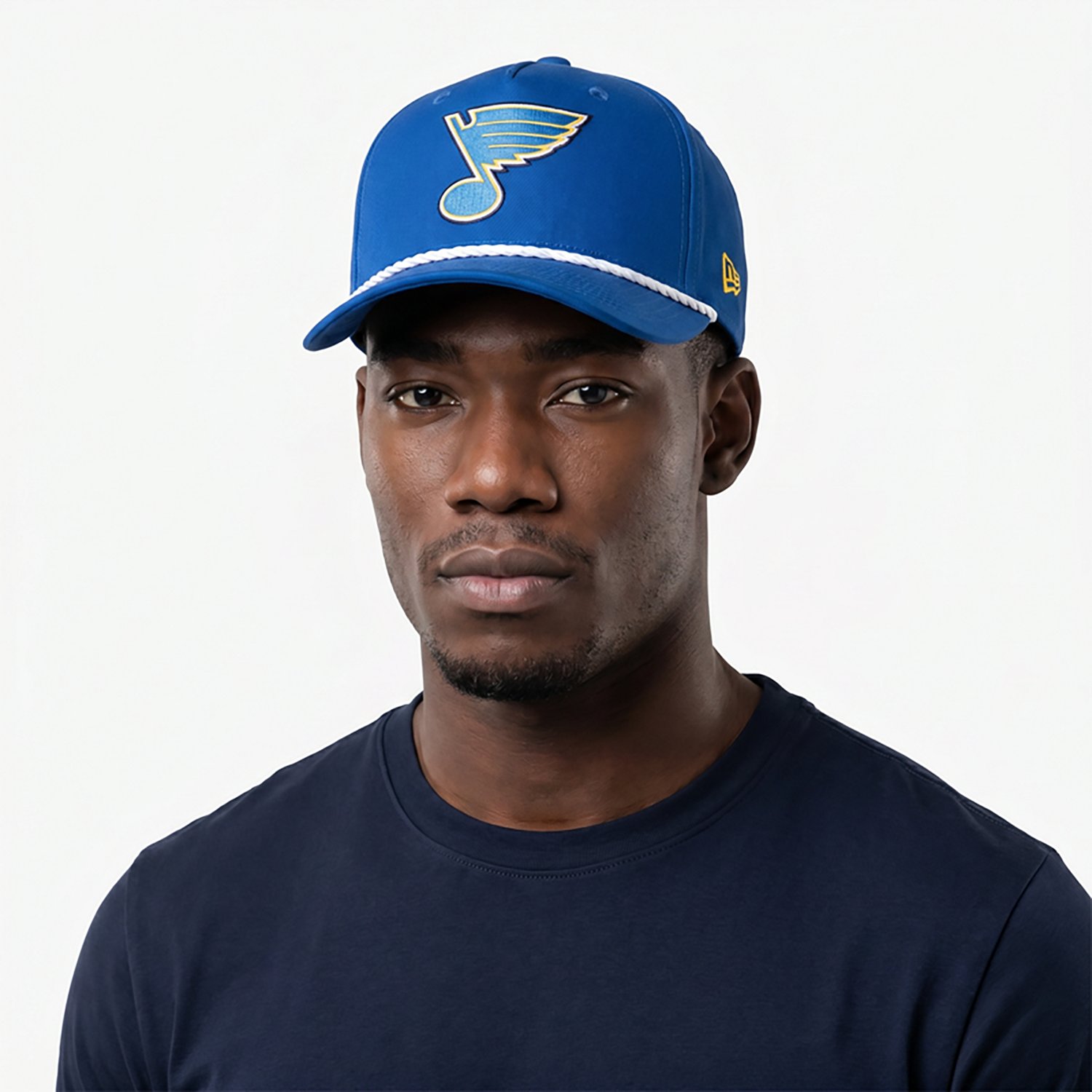 Fanatics Men's Blues Rink A-Frame Structured Adjustable Cap - view number 3