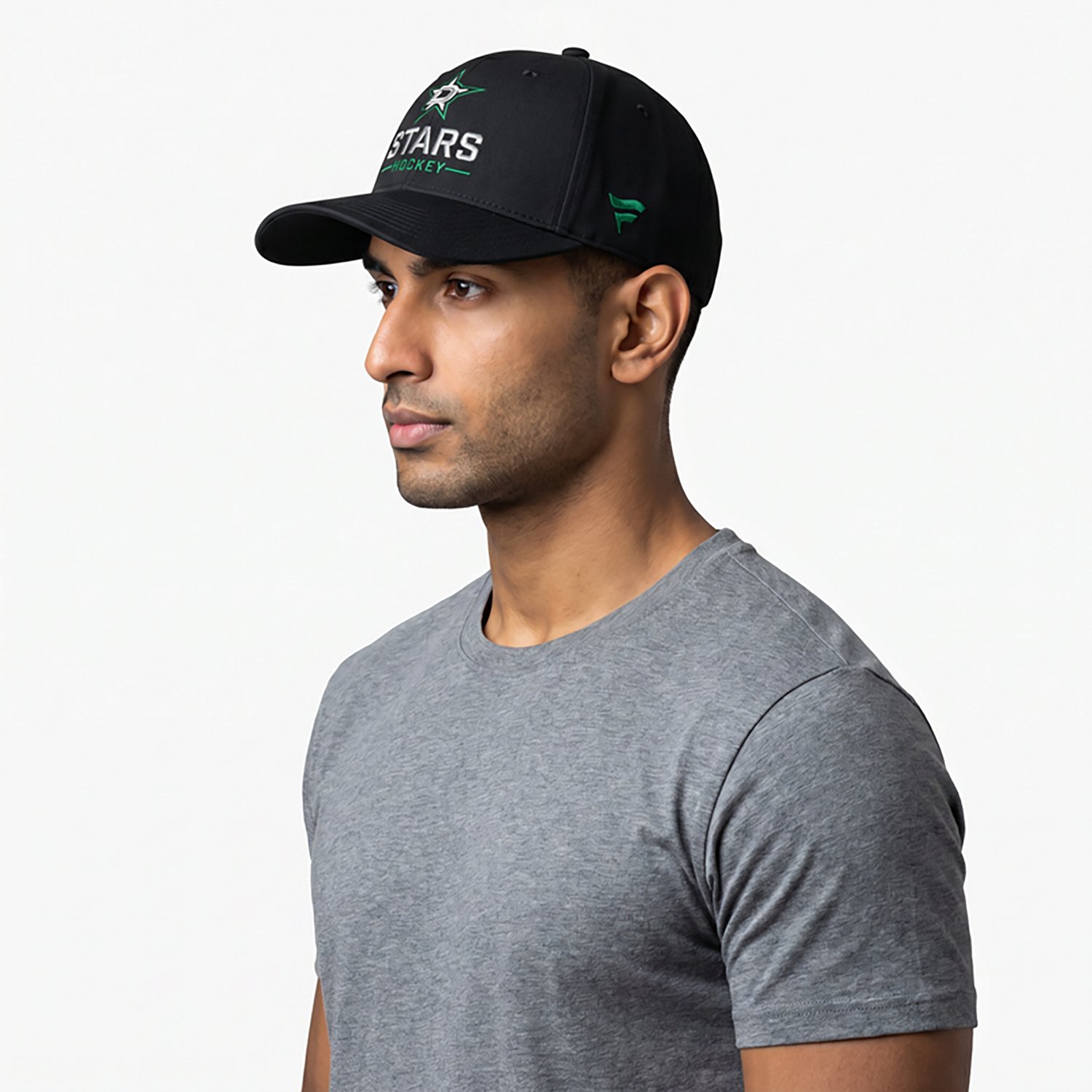 Fanatics Men's Stars Rink Flat Brim Structured Square Visor Adjustable Cap - view number 2