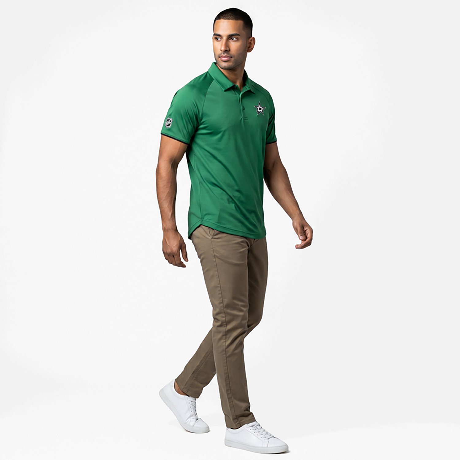 Fanatics Men's Stars Authentic Pro Rink Polo Shirt