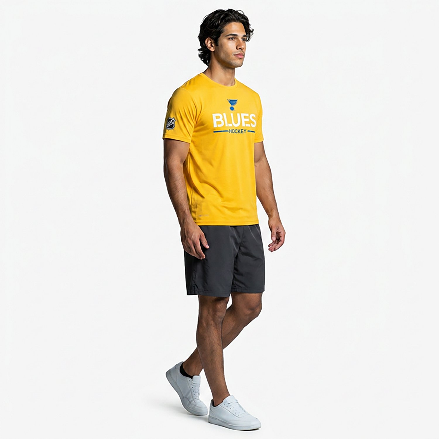 Fanatics Men's Blues Authentic Pro Primary T-shirt - view number 3