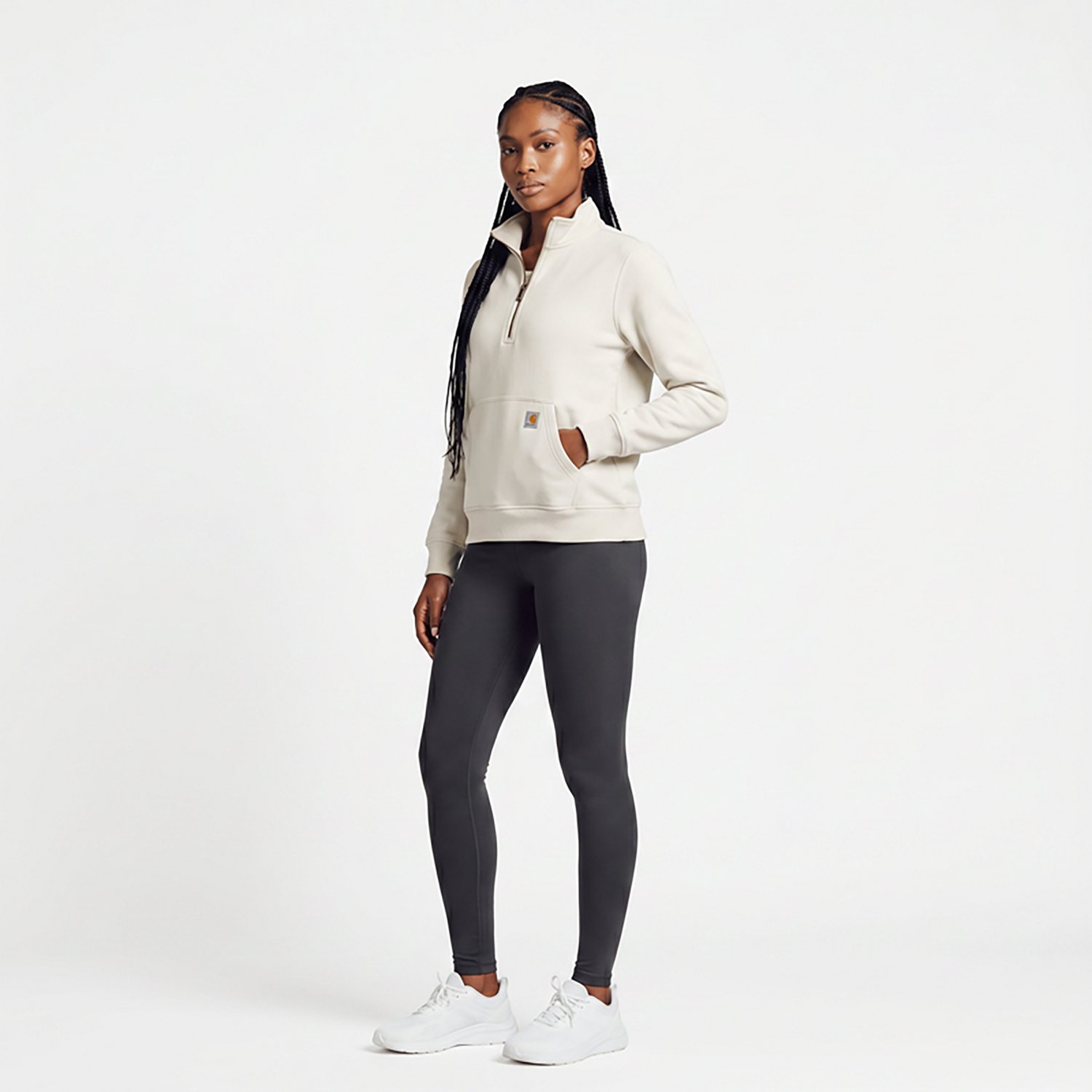 Carhartt Women's Mock Neck 1/4-Zip Sweatshirt