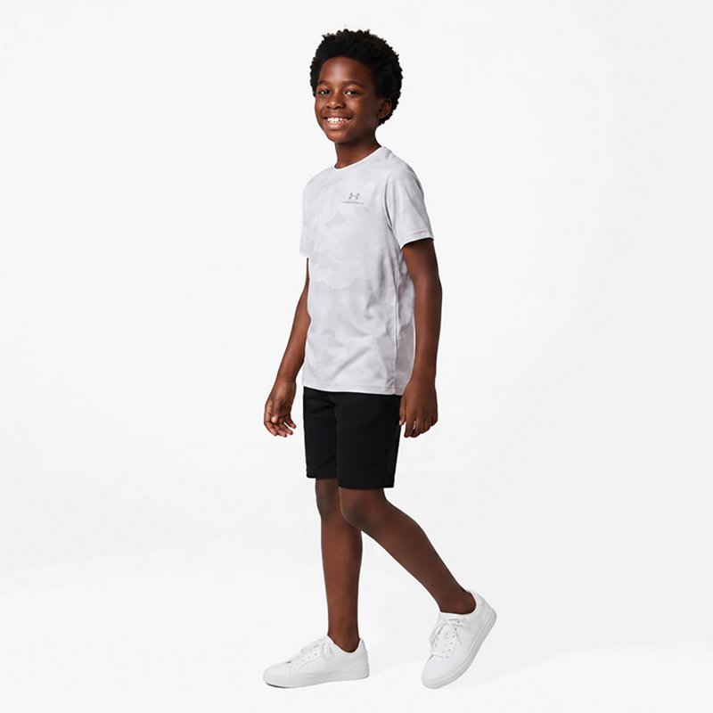 Under Armour Boys' Vanish Printed T-Shirt, Medium, Halo Gray/Halo Gray
