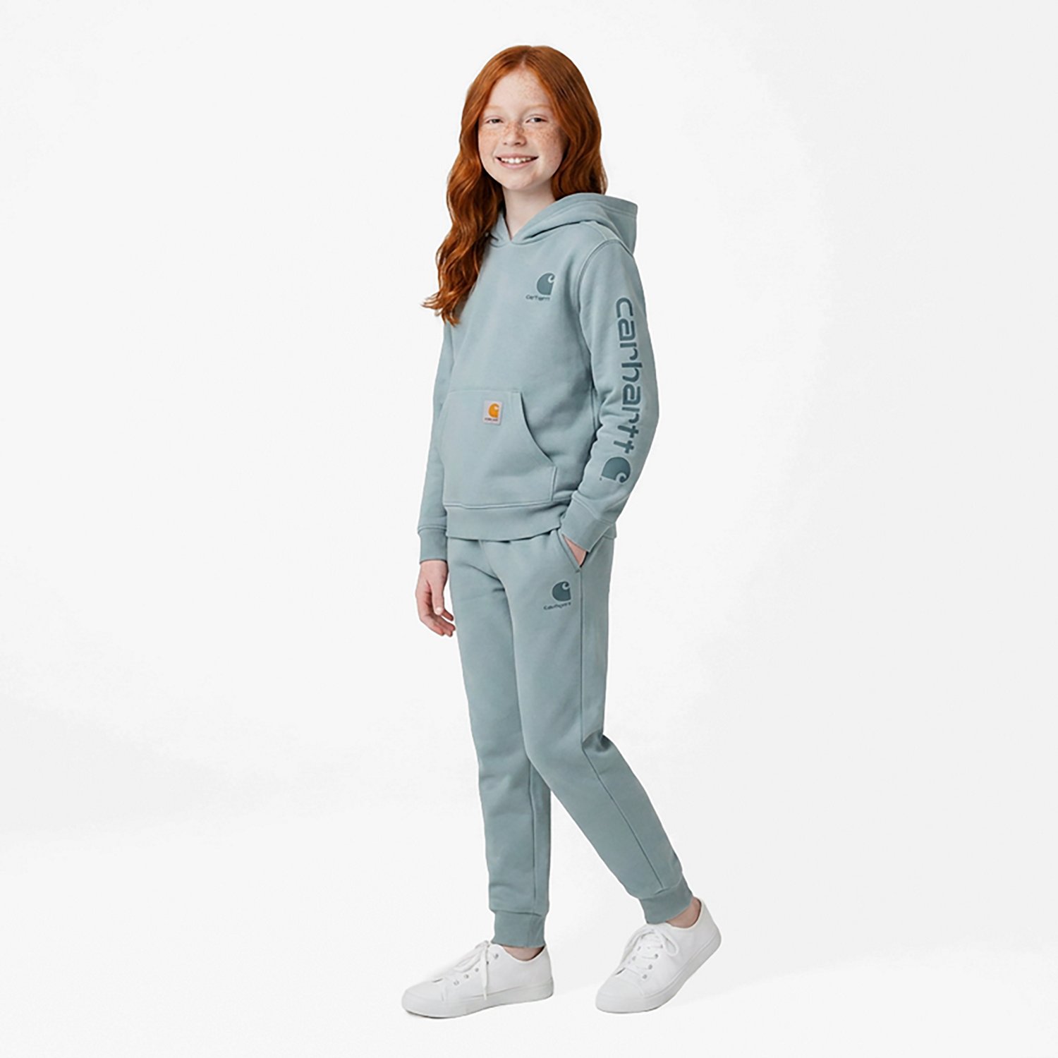 Carhartt Girls' Logo Hoodie and Pants Set - view number 2