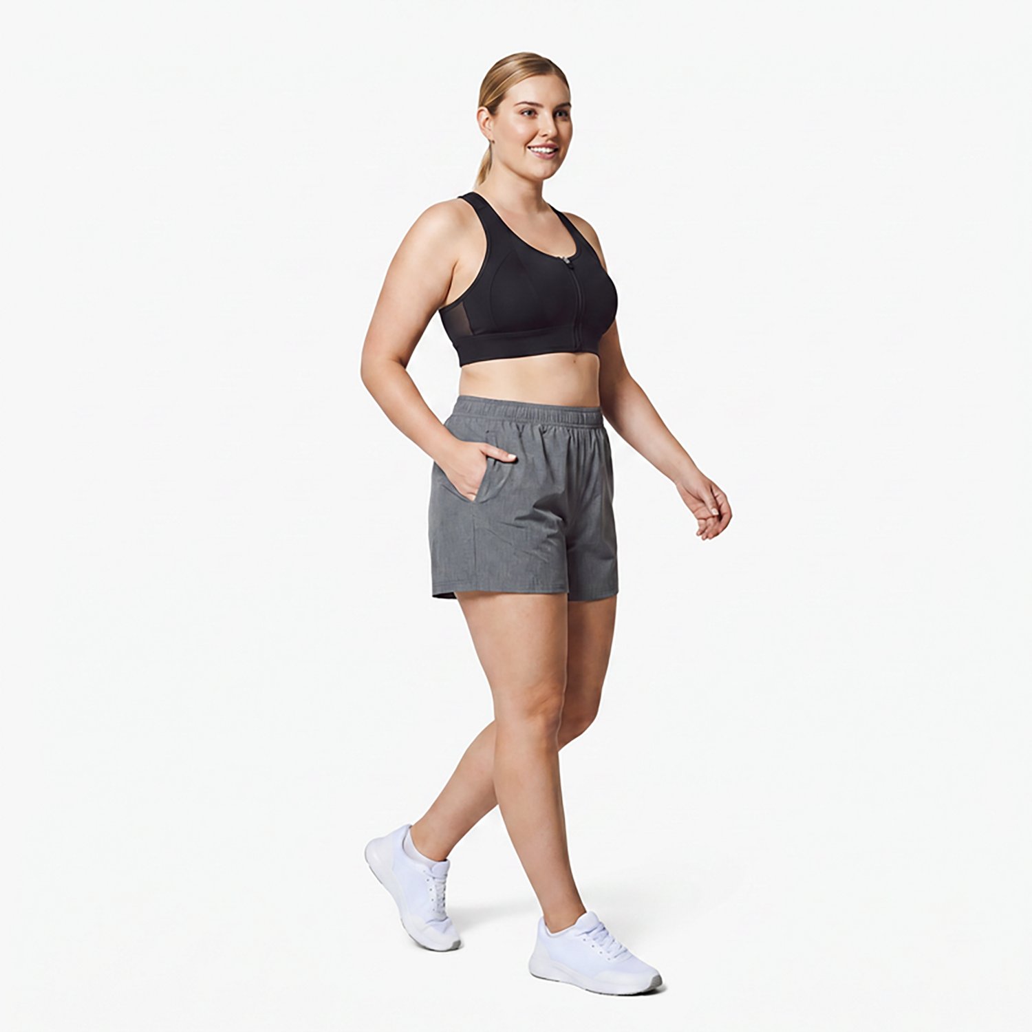 BCG Women's High Support Front Zip Sports Bra - view number 2