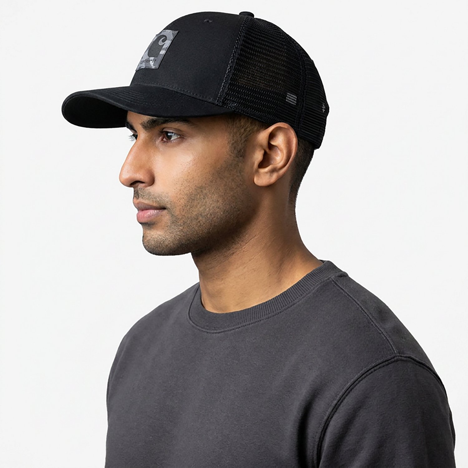 Carhartt Men's Twill Mesh-Back Camo Patch Cap