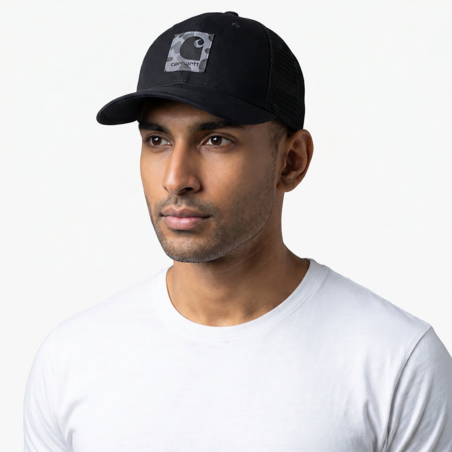 Carhartt Men's Twill Mesh-Back Camo Patch Cap