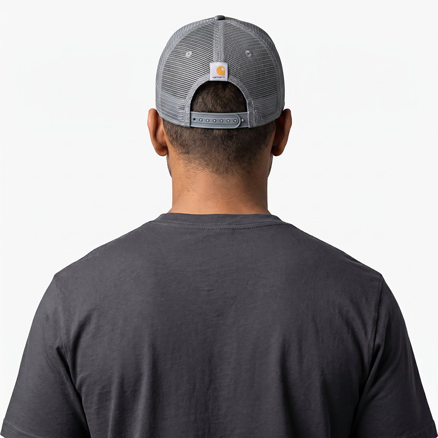Carhartt Men's Wool Mesh-Back Camo Logo Patch Cap