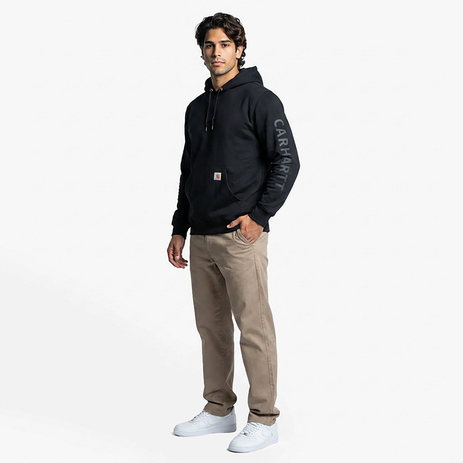 Carhartt Men's Logo Graphic Midweight Hoodie