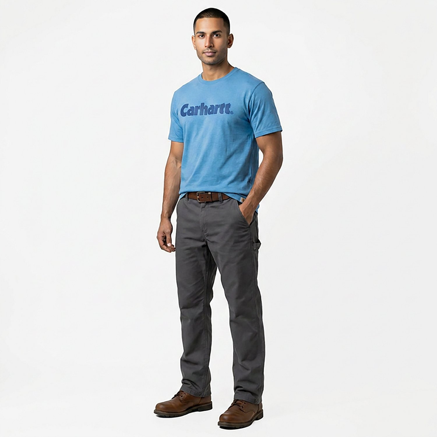Carhartt Men's Relaxed Fit Lightweight Short Sleeve Logo Graphic T-shirt