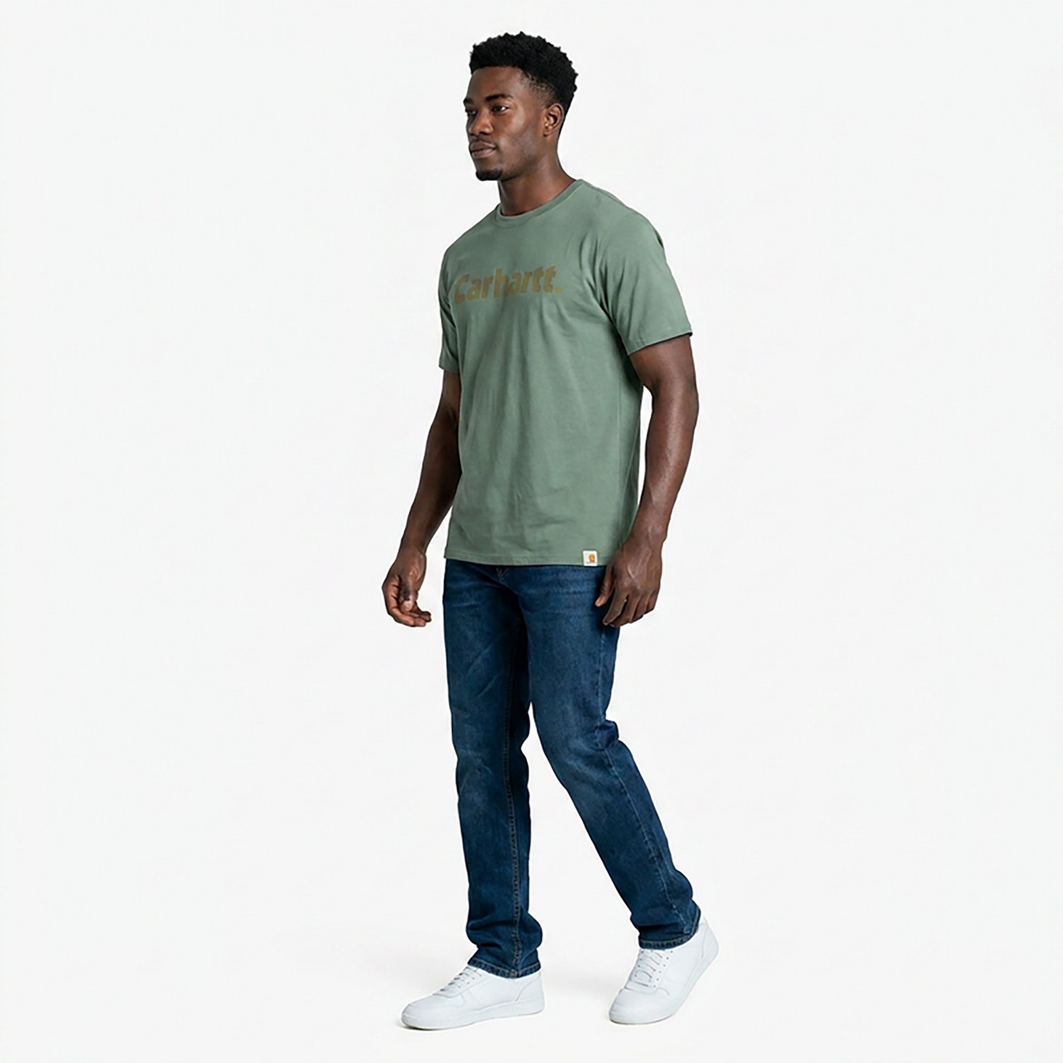 Carhartt Men's Relaxed Fit Lightweight Short Sleeve Logo Graphic T-shirt - view number 3