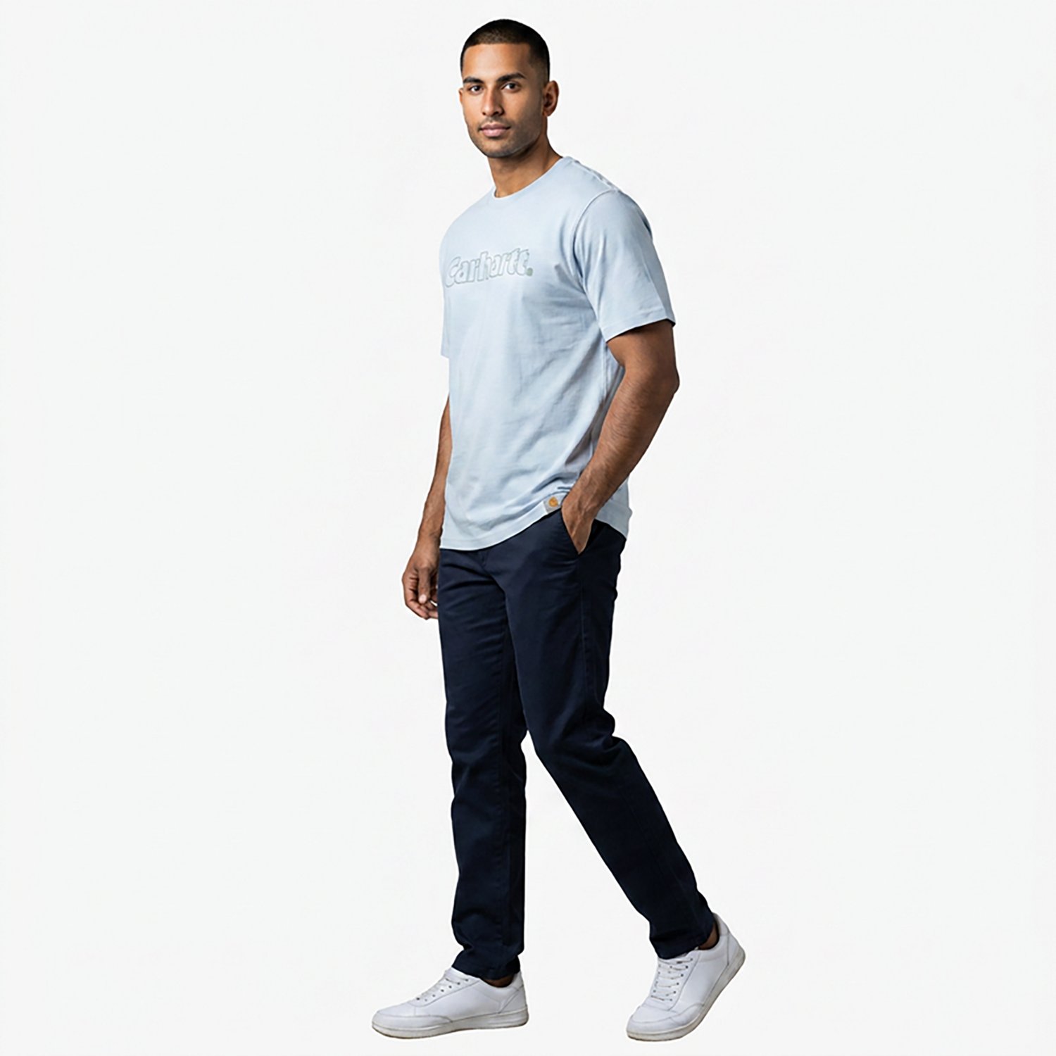 Carhartt Men's Relaxed Fit Lightweight Short Sleeve Logo Graphic T-shirt