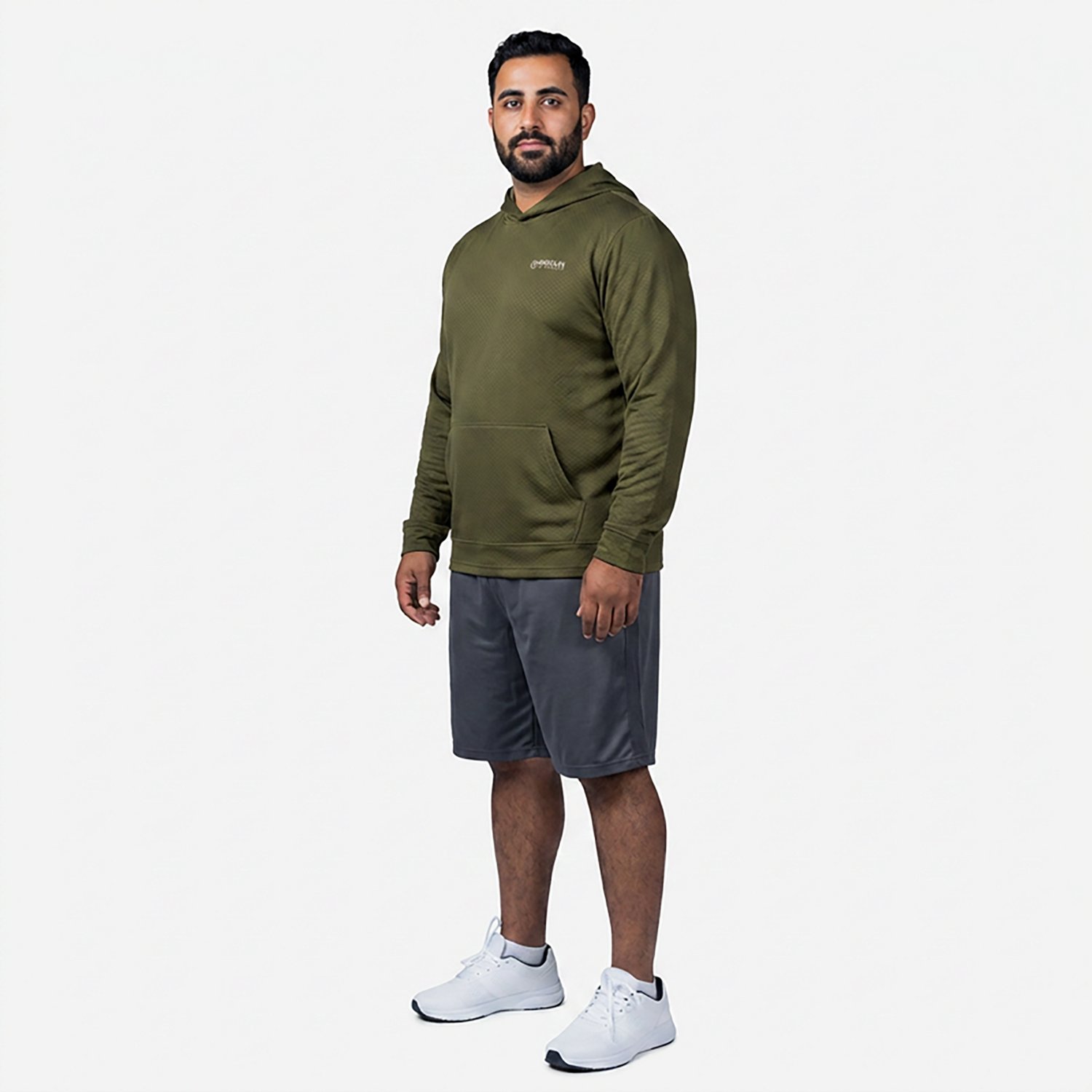 Magellan Outdoors Men's HuntGear Eagle Pass Long Sleeve Tech Mesh Hooded Shirt - view number 3