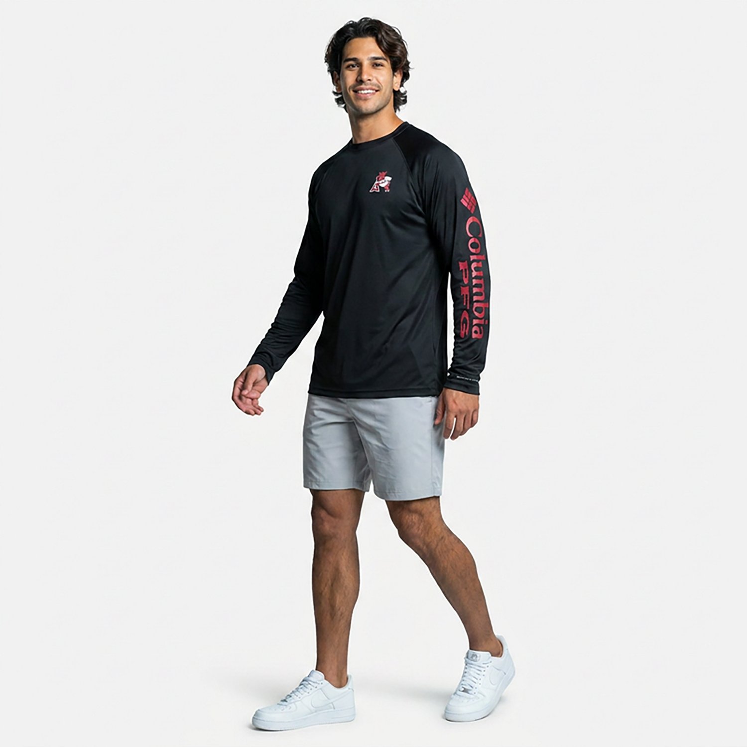 Columbia Sportswear Men's Arkansas CLG Vault Terminal Tackle Long Sleeve Shirt