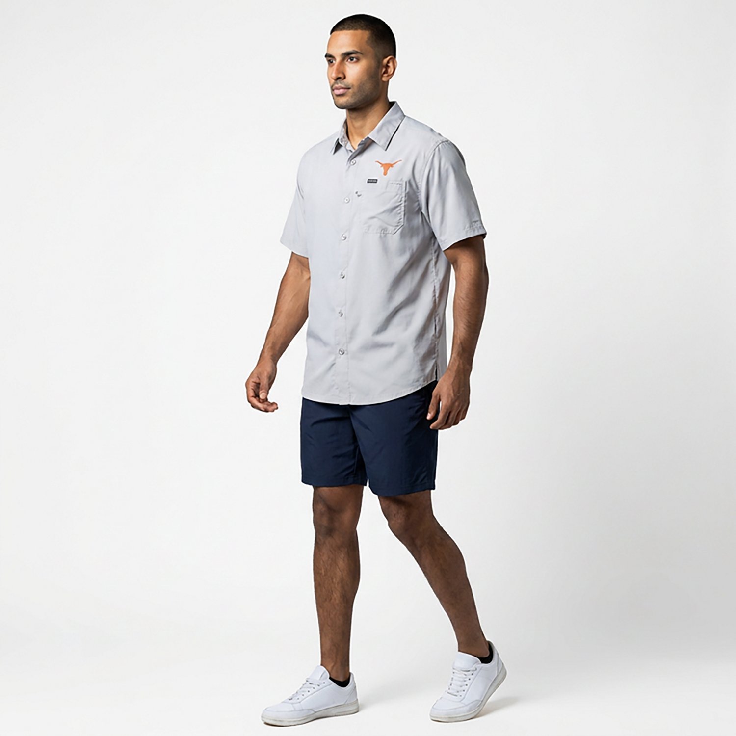 Columbia Sportswear Men's University of Texas CLG Slack Tide Camp Button-Up Shirt - view number 5