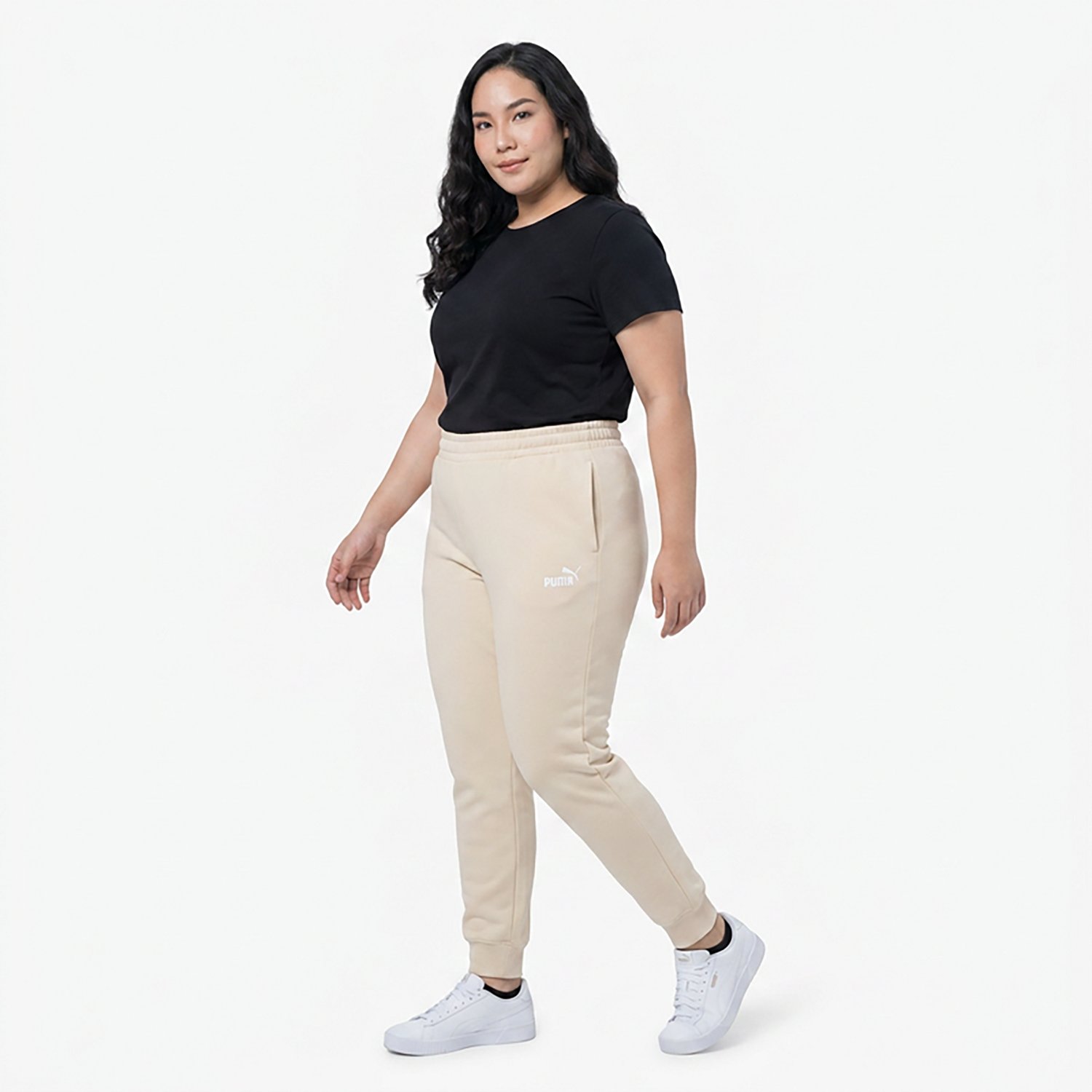 PUMA Women's High-Waist Fleece Joggers
