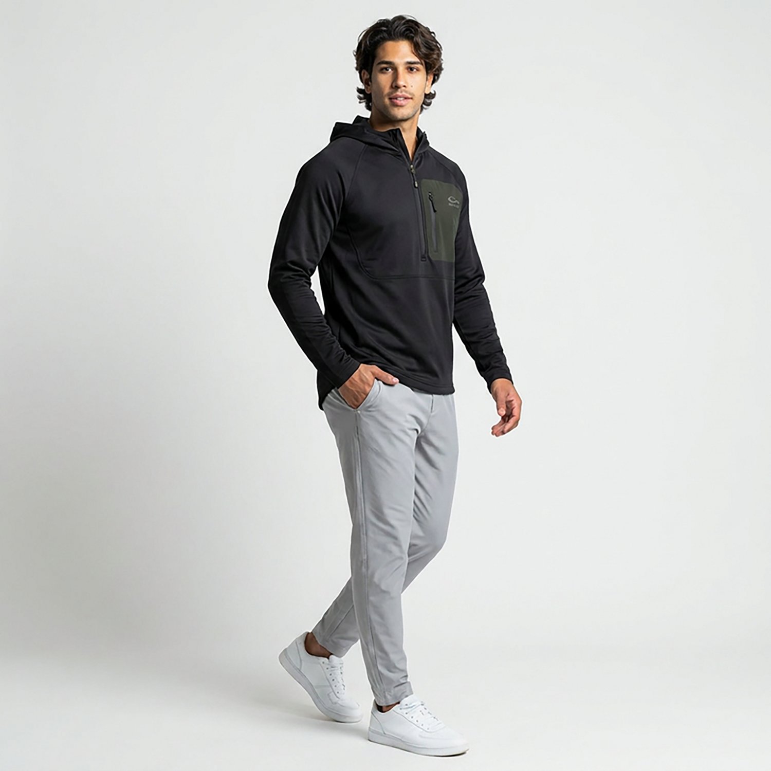 Drake Men's EST Performance 1/2 Zip Hoodie - view number 3