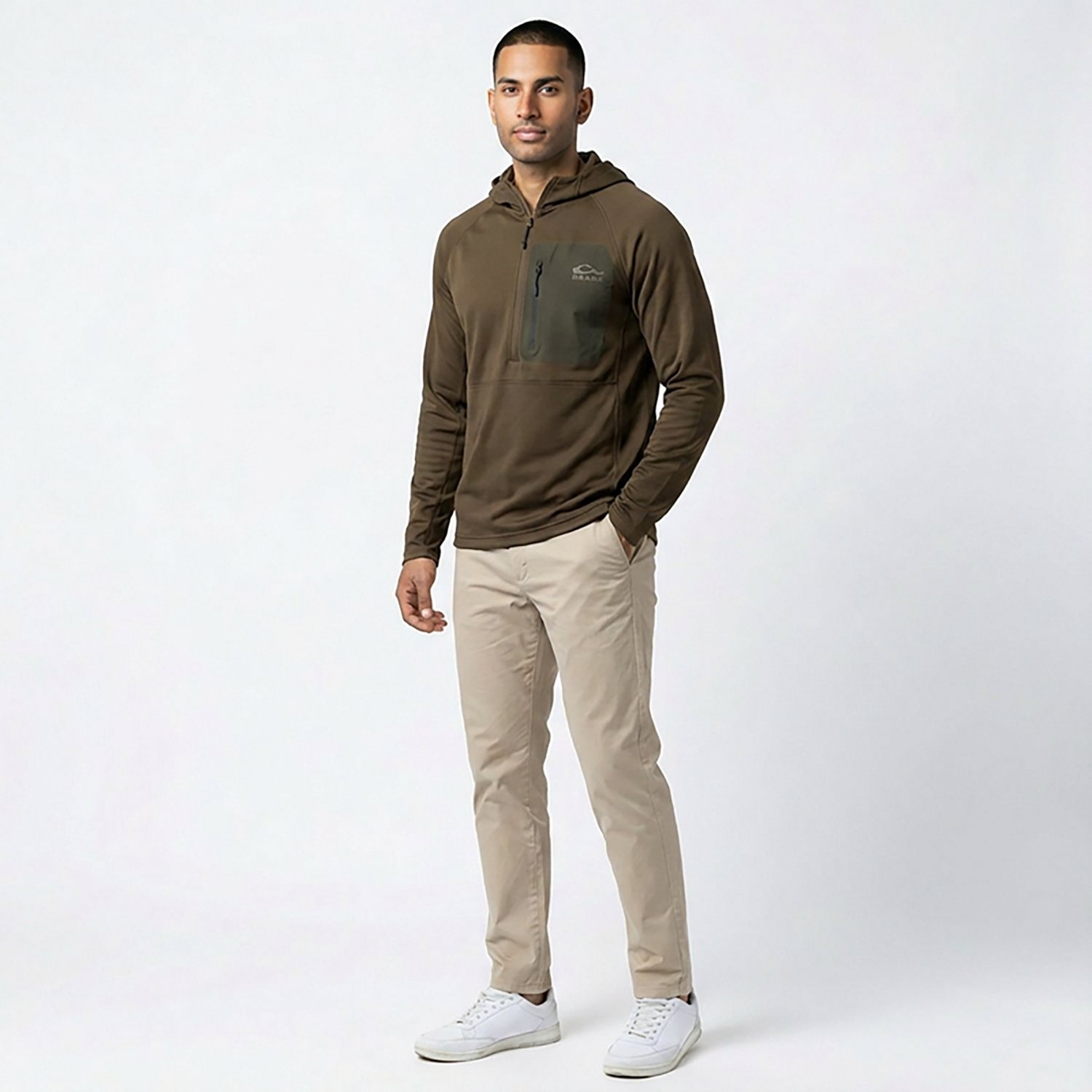 Drake Men's EST Performance 1/2 Zip Hoodie - view number 3
