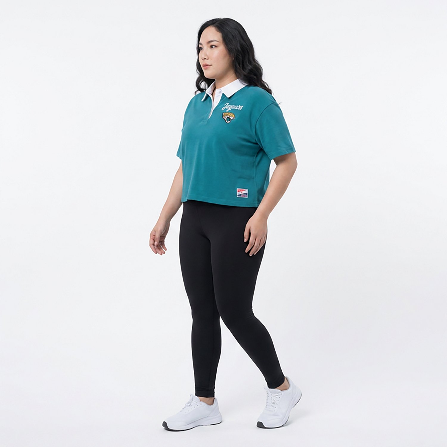 New Era Women's Jaguars Boxy Polo Shirt