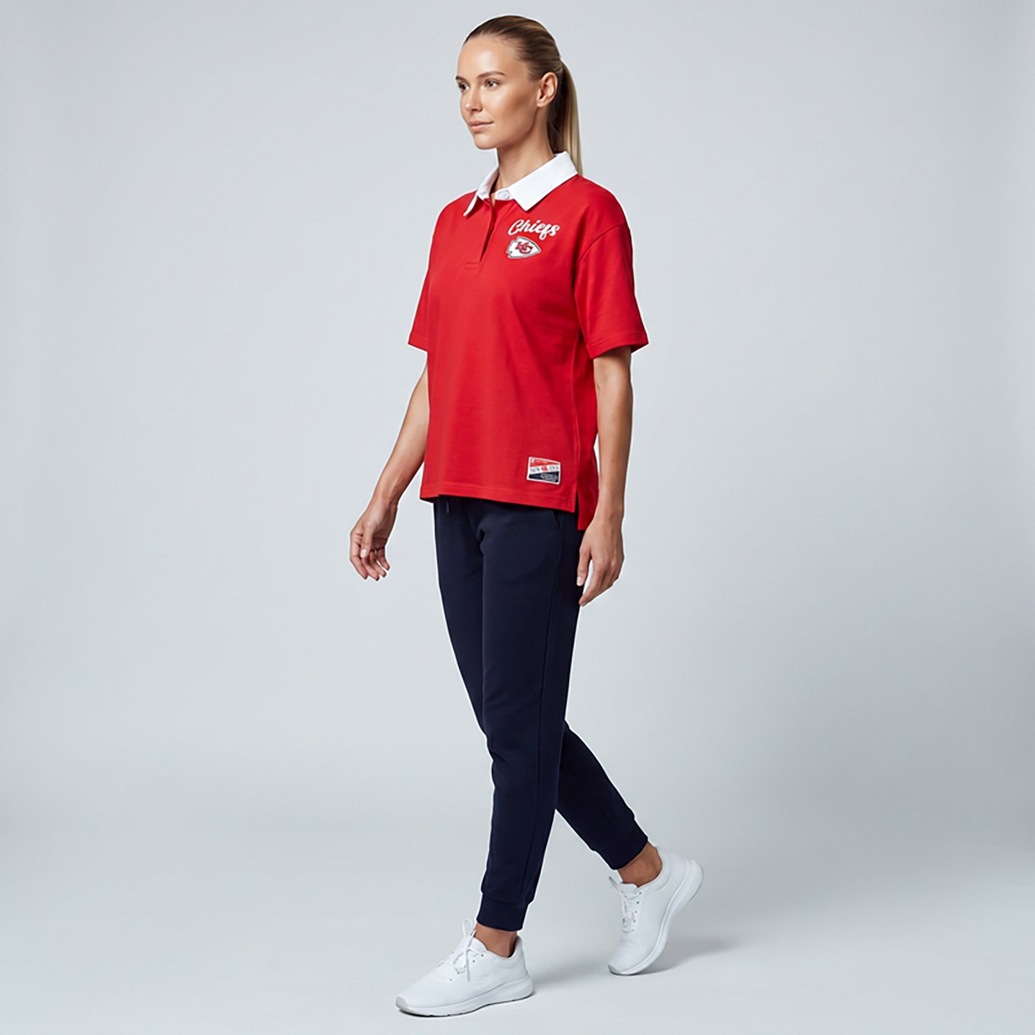 New Era Women's Kansas City Chiefs Boxy Polo Shirt