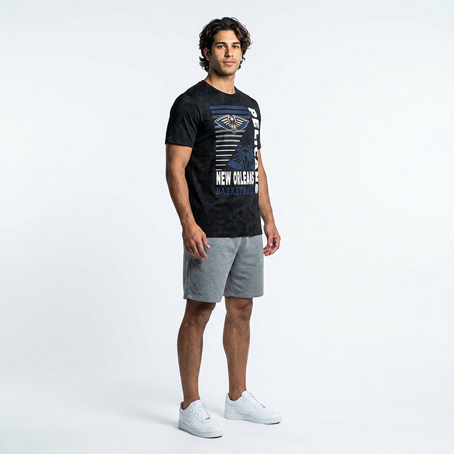 New Era Men's Pelicans Enzyme Washed T-shirt - view number 3