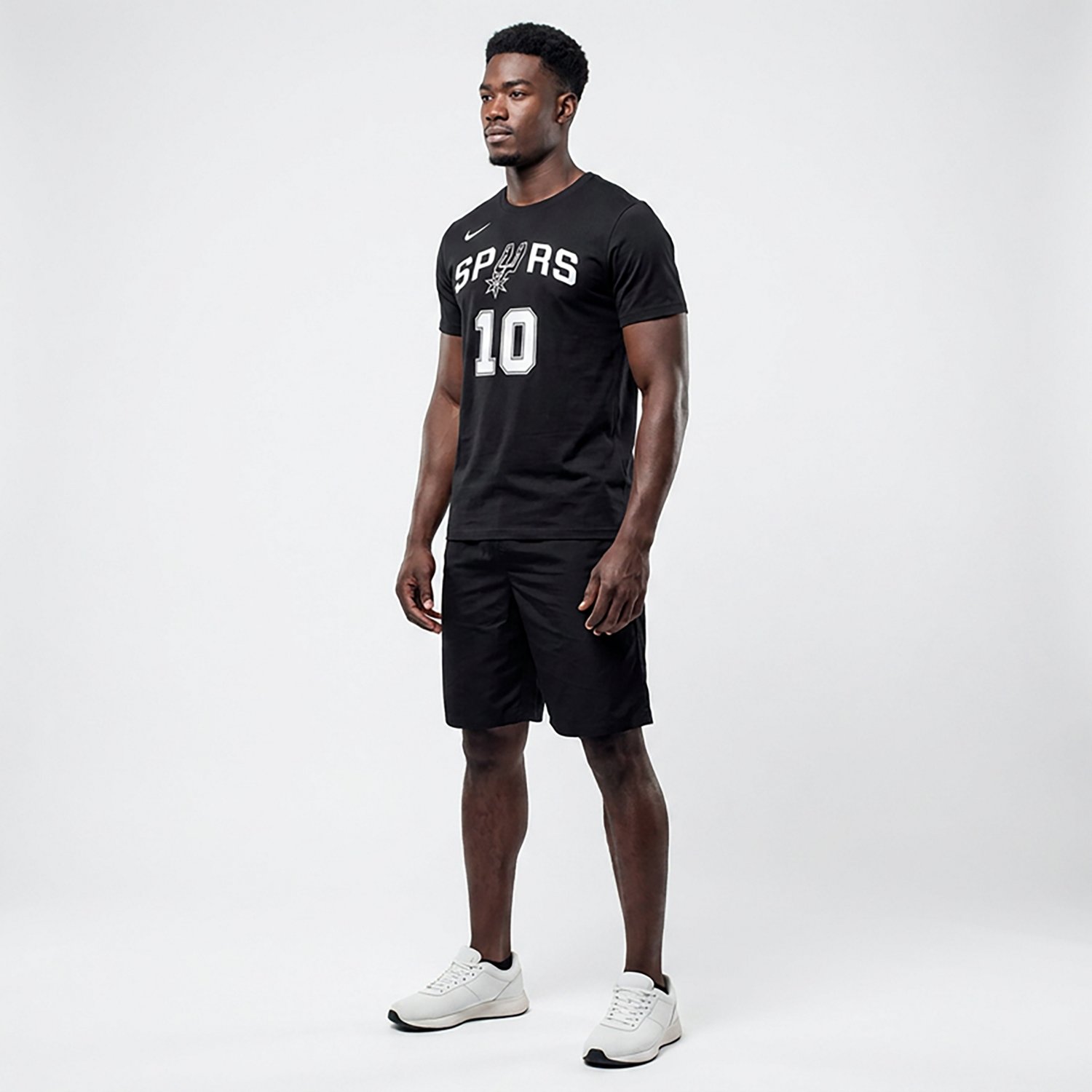 Nike Men's San Antonio Spurs Jeremy Sochan Essential Name & Number