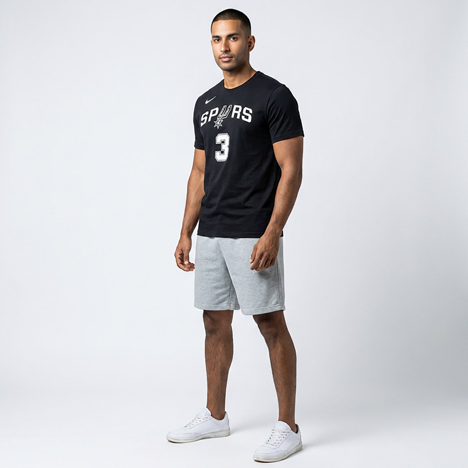 Nike Men's San Antonio Spurs Essential N&N Paul Short Sleeve T-shirt - view number 2