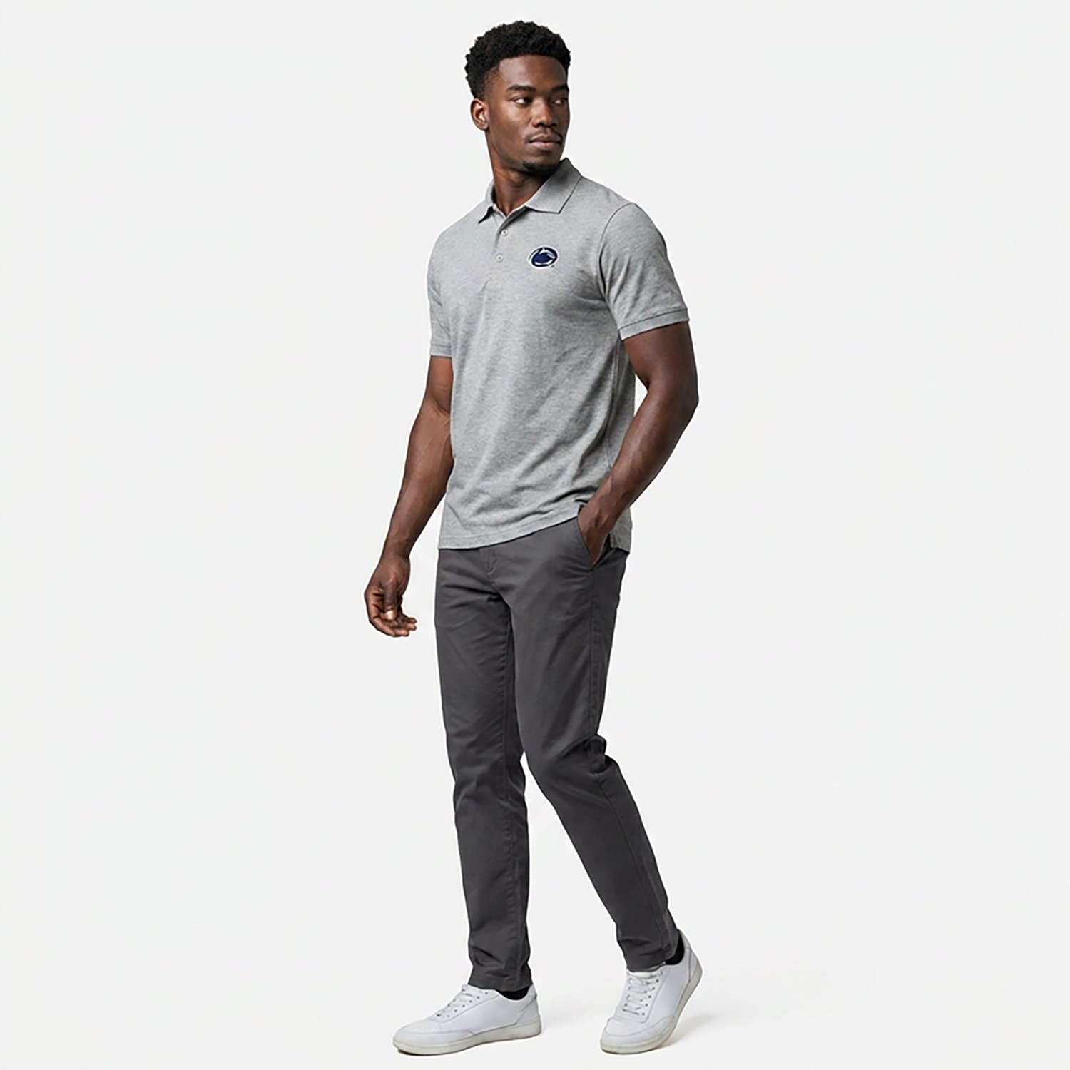 Antigua Penn State Nittany Lions Legacy Pique Polo - view number 3