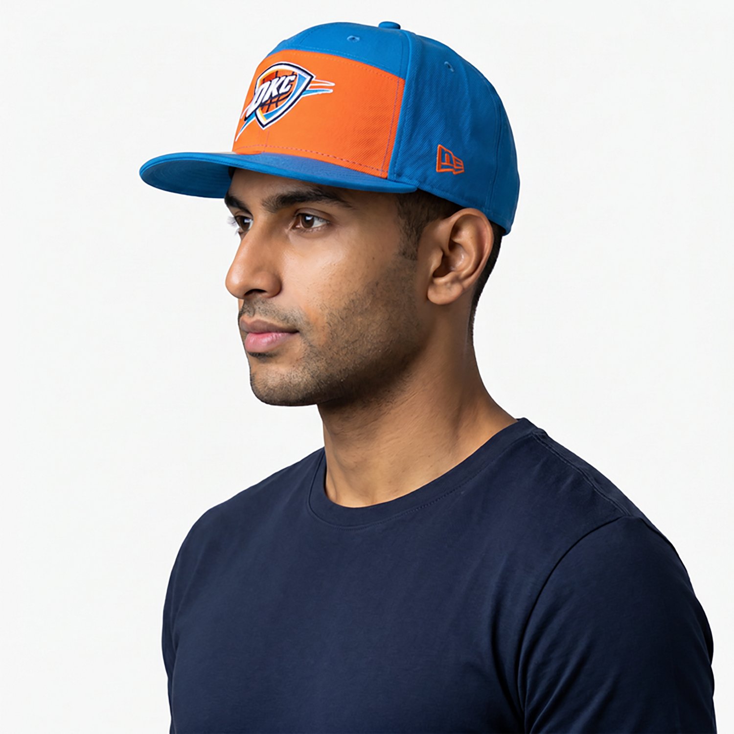 New Era Men's Oklahoma City Thunder Outdoor 9FIFTY Split Cap - view number 2