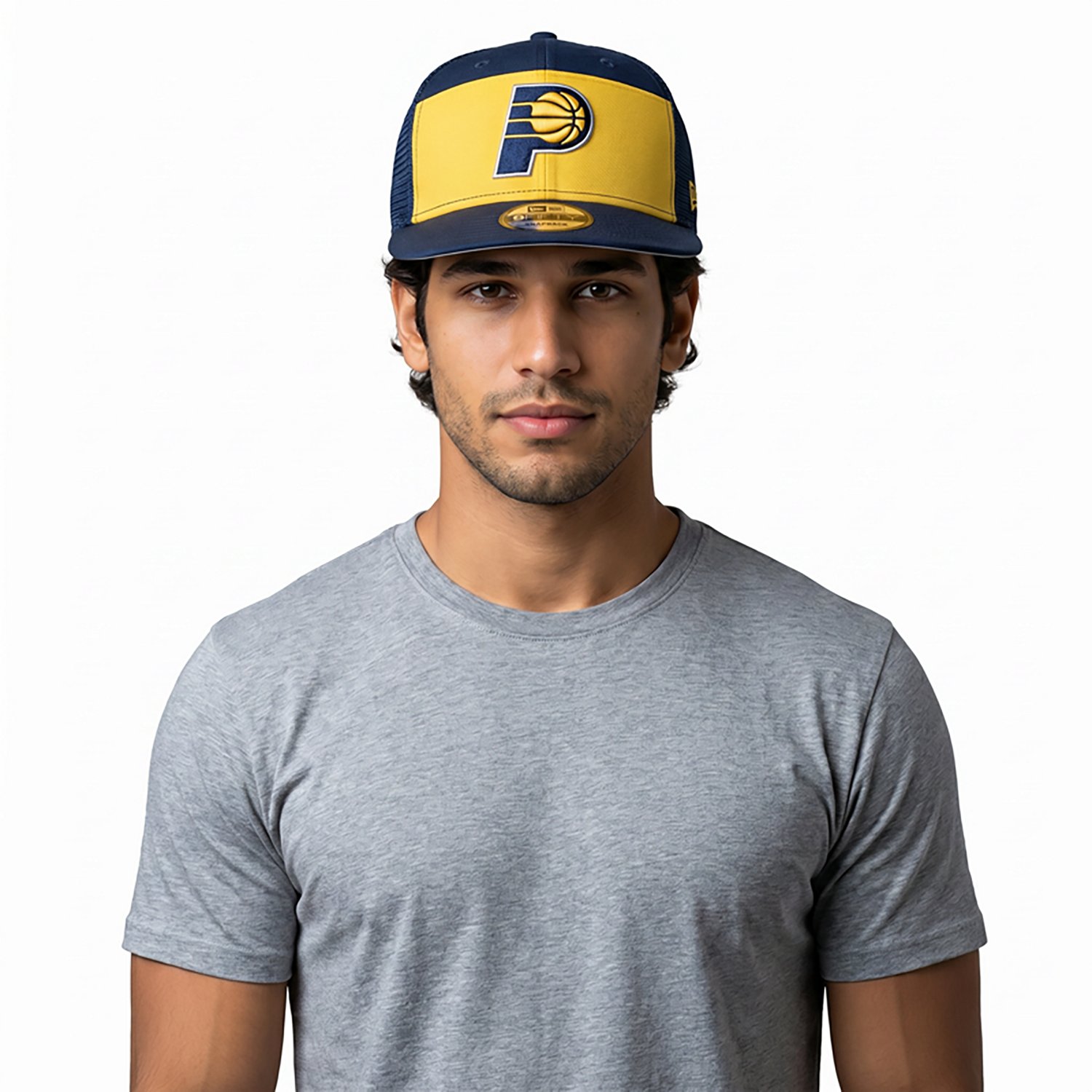 New Era Men's Indiana Pacers Outdoor 9FIFTY Split Cap - view number 2