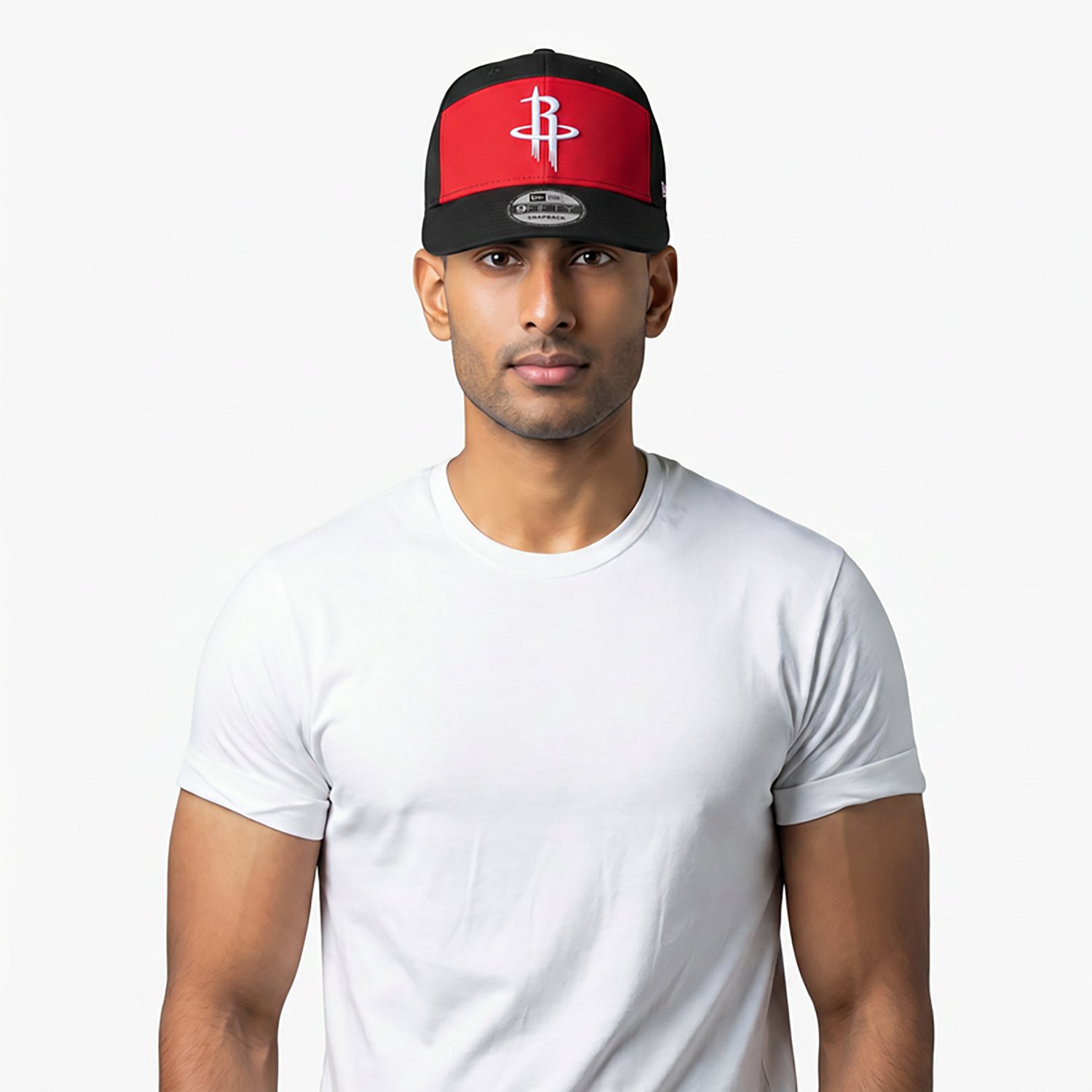 New Era Men's Houston Rockets Outdoor 9FIFTY Split Cap - view number 2