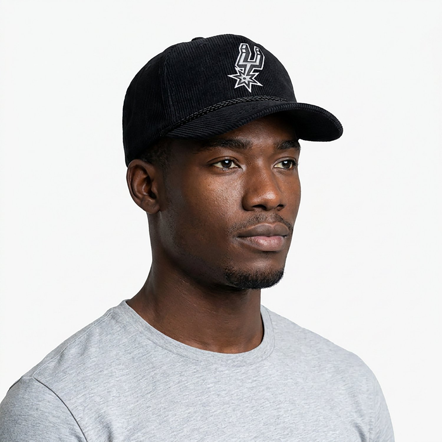 New Era Men's San Antonio Spurs 9FORTY Cord Cap - view number 2