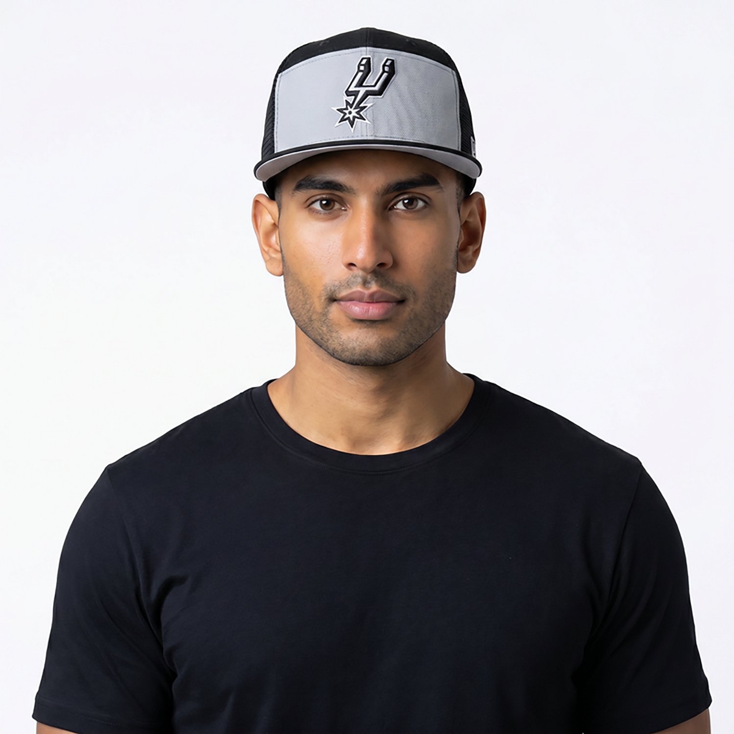 New Era Men's San Antonio Spurs Outdoor 9FIFTY Split Cap - view number 3
