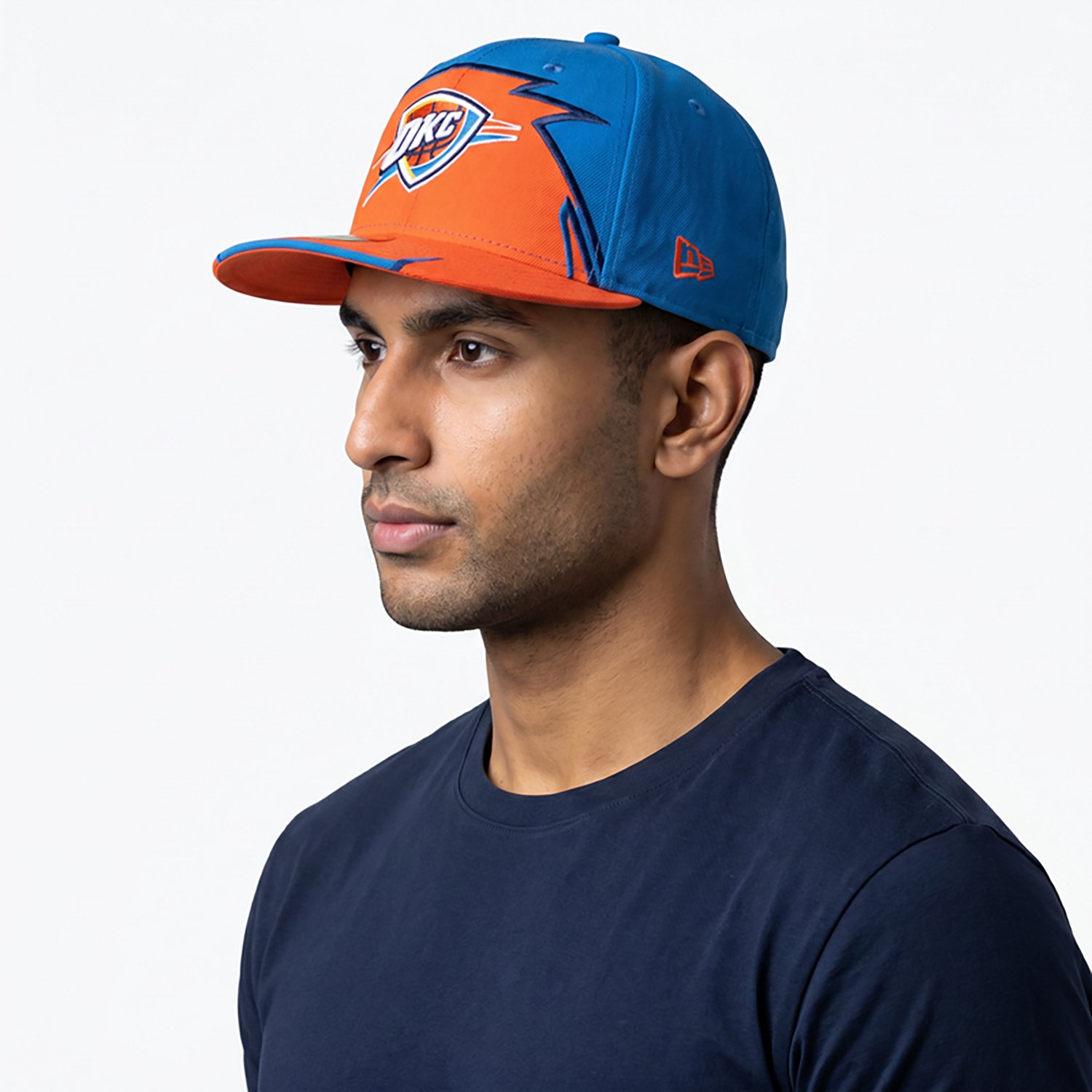 New Era Men's OKC Thunder Break Blue 59FIFTY Cap - view number 2