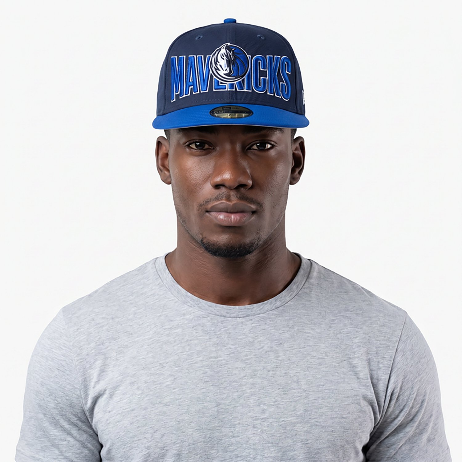 New Era Men's Mavericks Satin Blue 59FIFTY Cap - view number 2