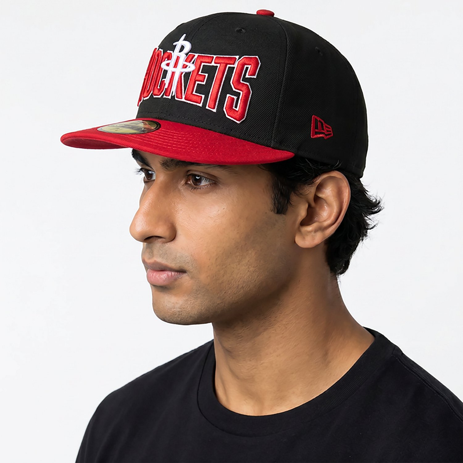 New Era Men's Rockets Satin Red 59FIFTY Cap - view number 2
