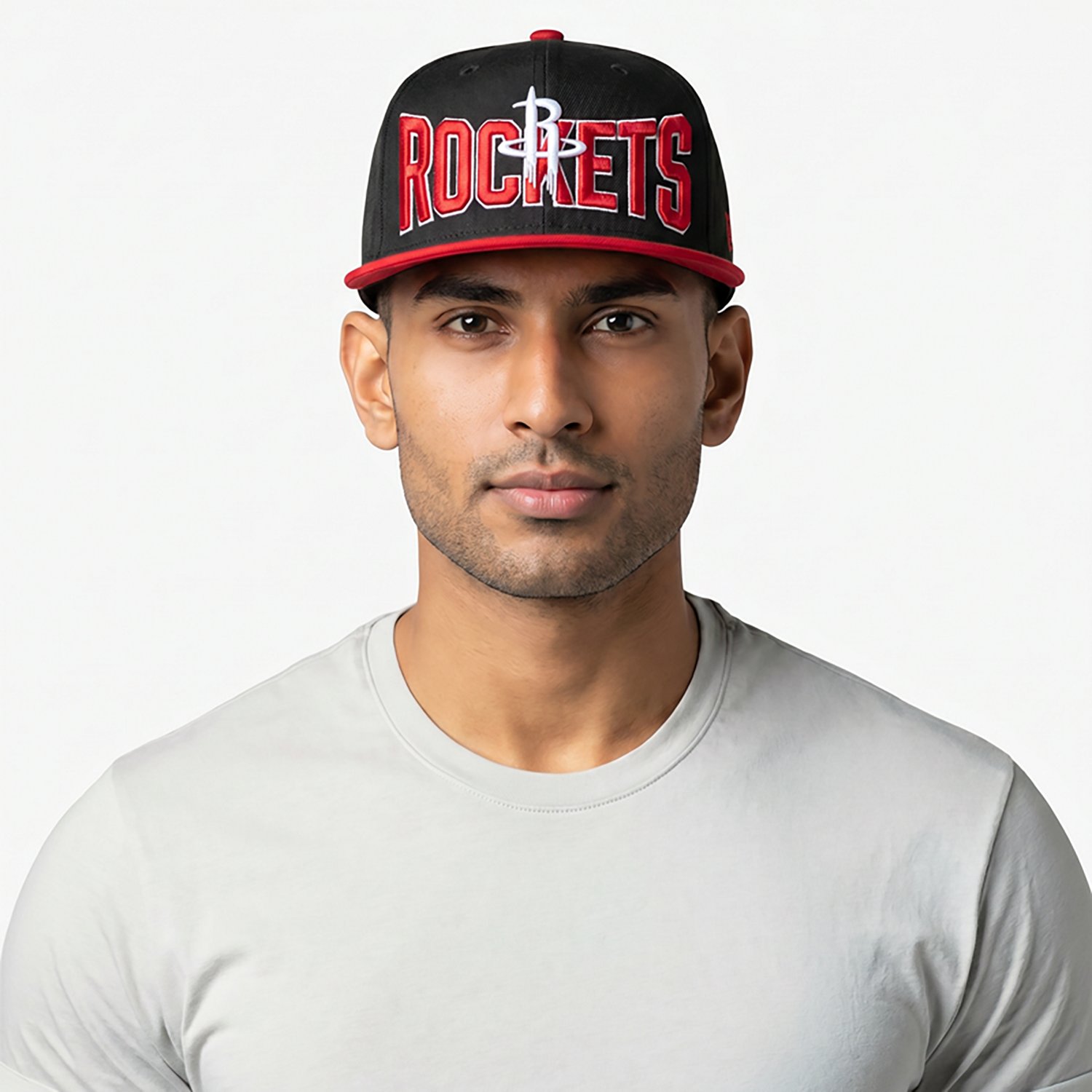 New Era Men's Rockets Satin Red 59FIFTY Cap - view number 3