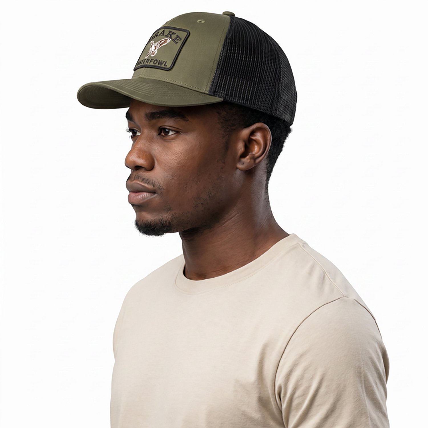 Drake Men's Waxed Cotton Duck Patch Mesh Cap