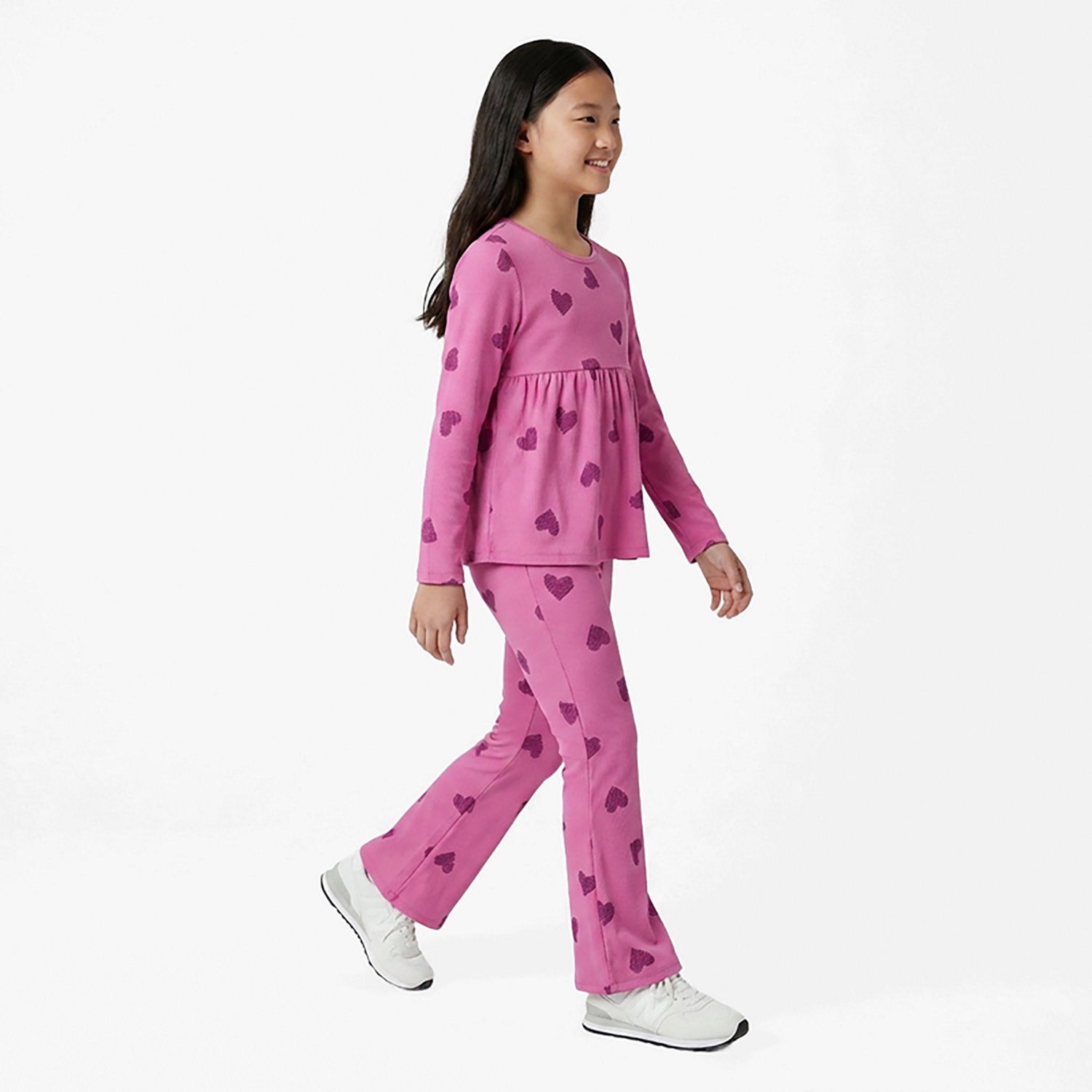 BCG Girls' 4-6X AOP Heart Rib 2-Piece Set - view number 2