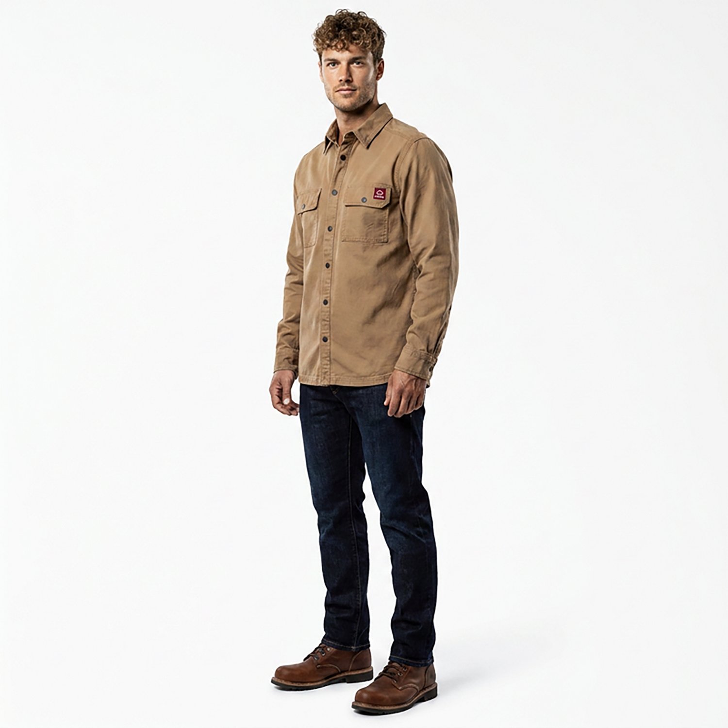 Wolverine Men's Steelhead Stretch Canvas Button Up Overshirt