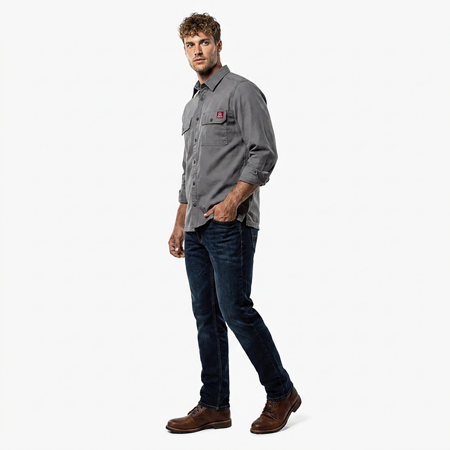 Wolverine Men's Steelhead Stretch Canvas Button Up Overshirt