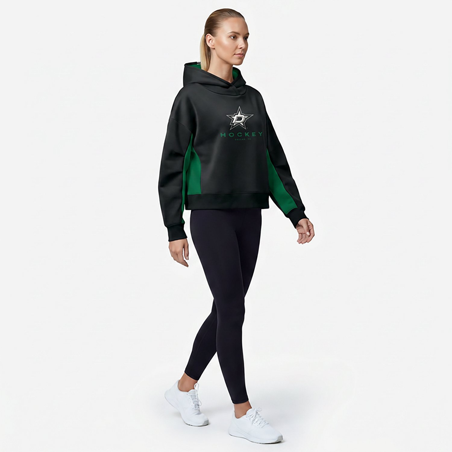 VF Imagewear Women's Stars Back Check Fleece Pullover Hoodie - view number 3
