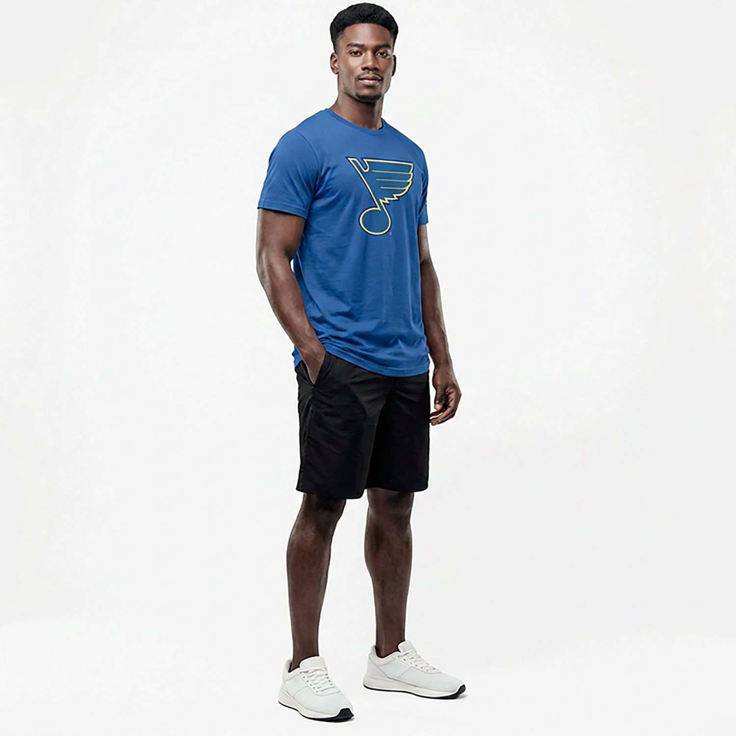 Fanatics Men's St. Louis Blues Hat Trick Legacy Cotton Short Sleeve T-shirt - view number 3